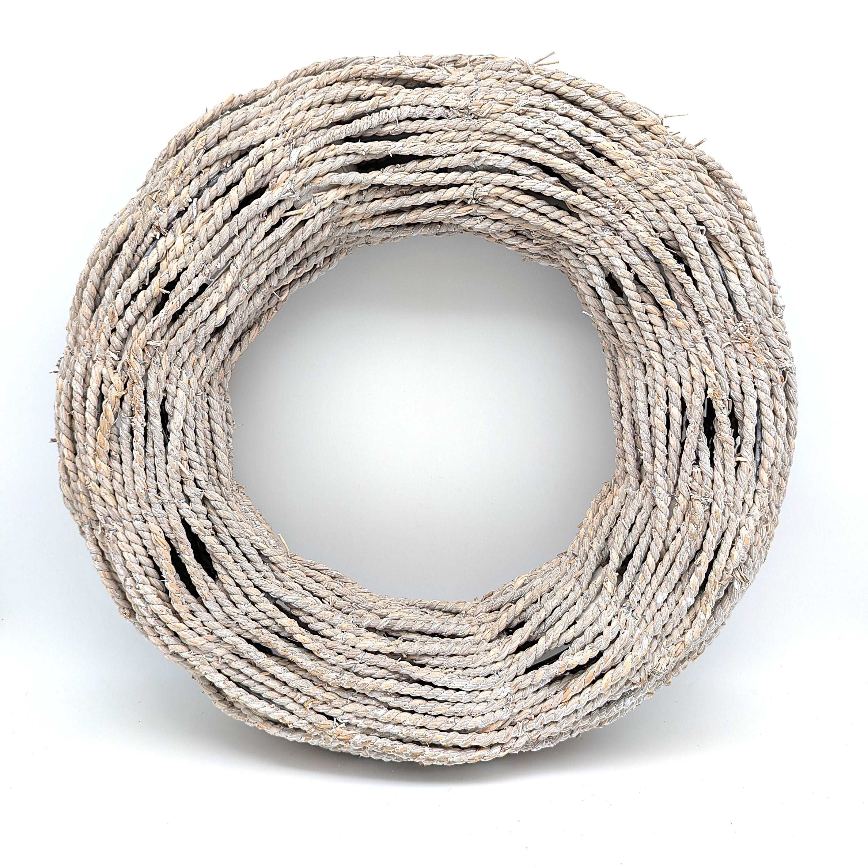 Maritimer Deko Kranz aus Tau Seil