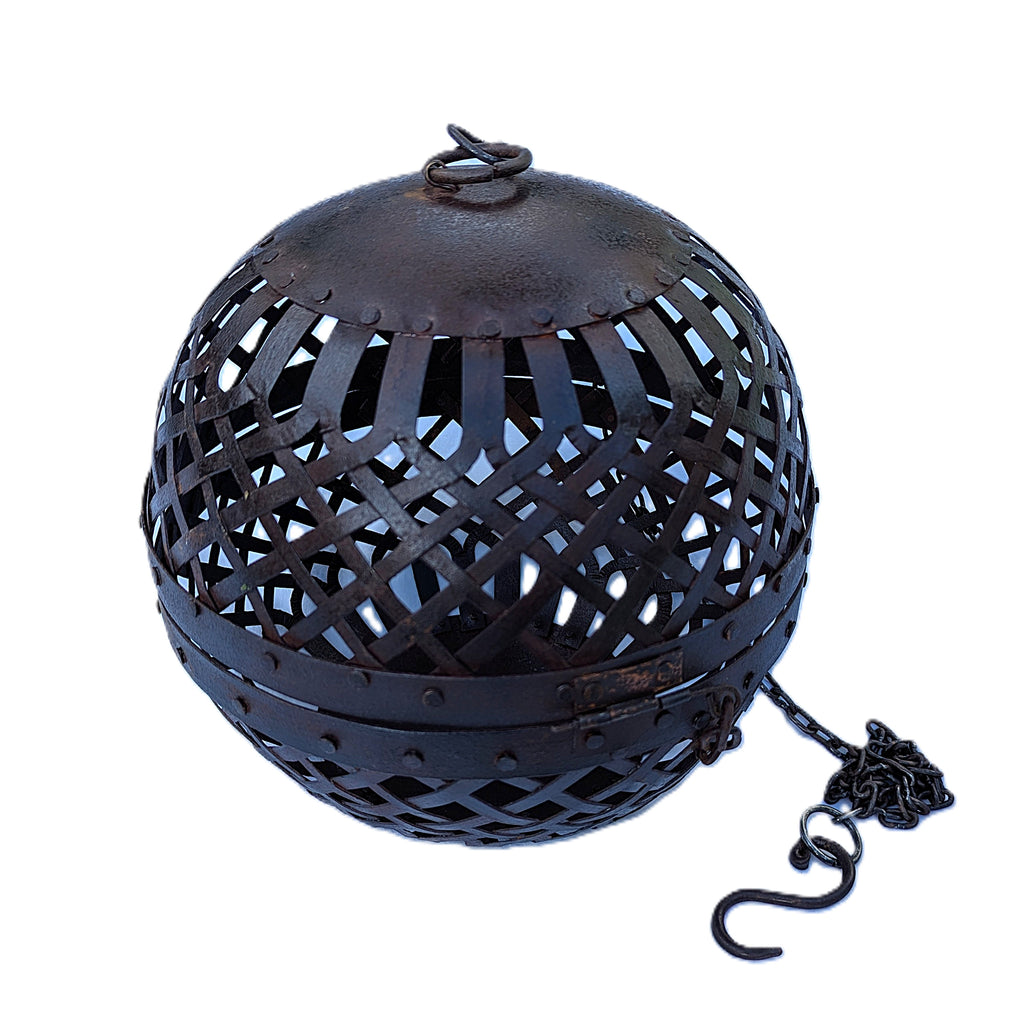 Metallkugel hängend Edelrost in drei Größen