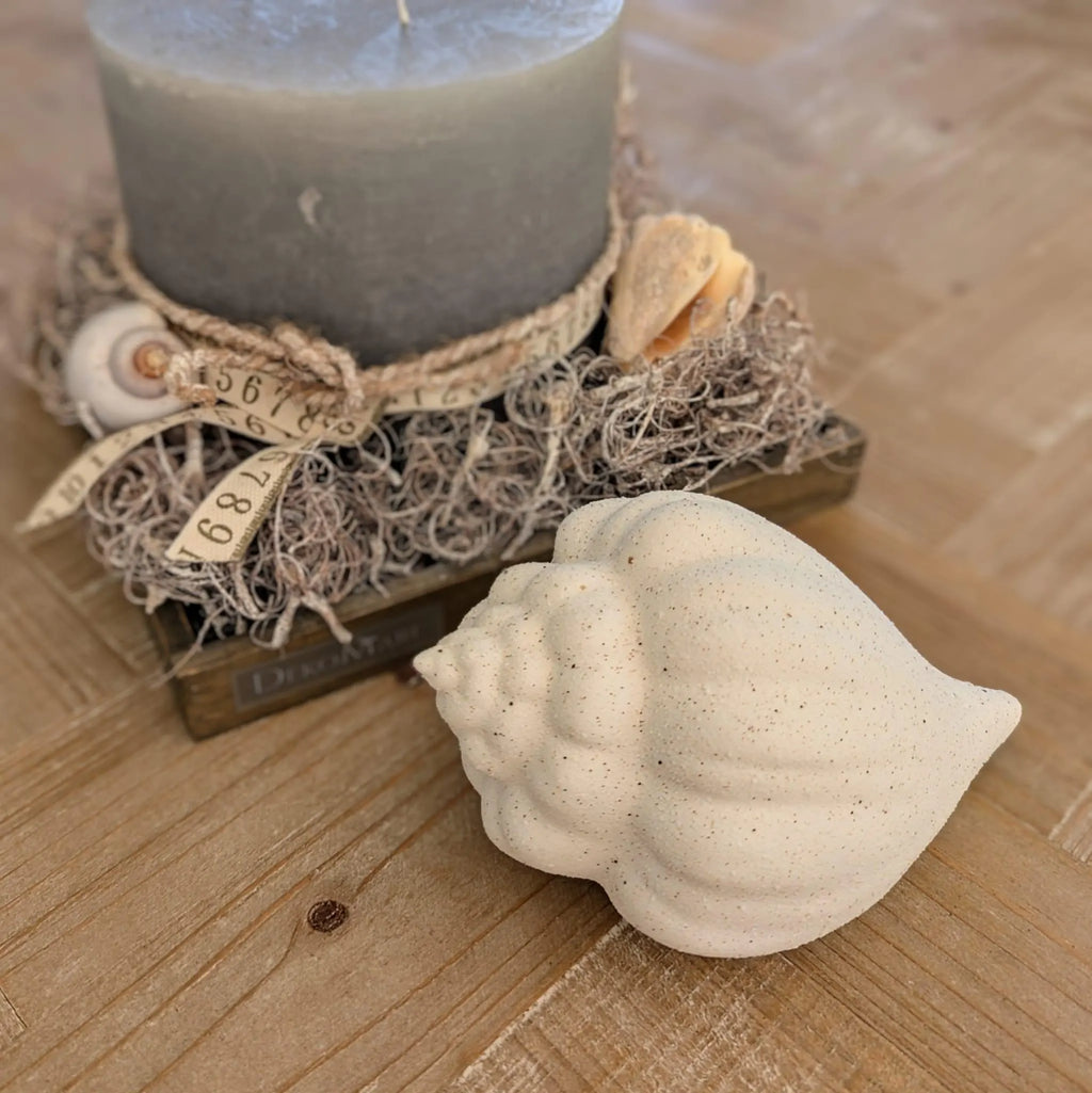 Muschel Schnecke aus Keramik