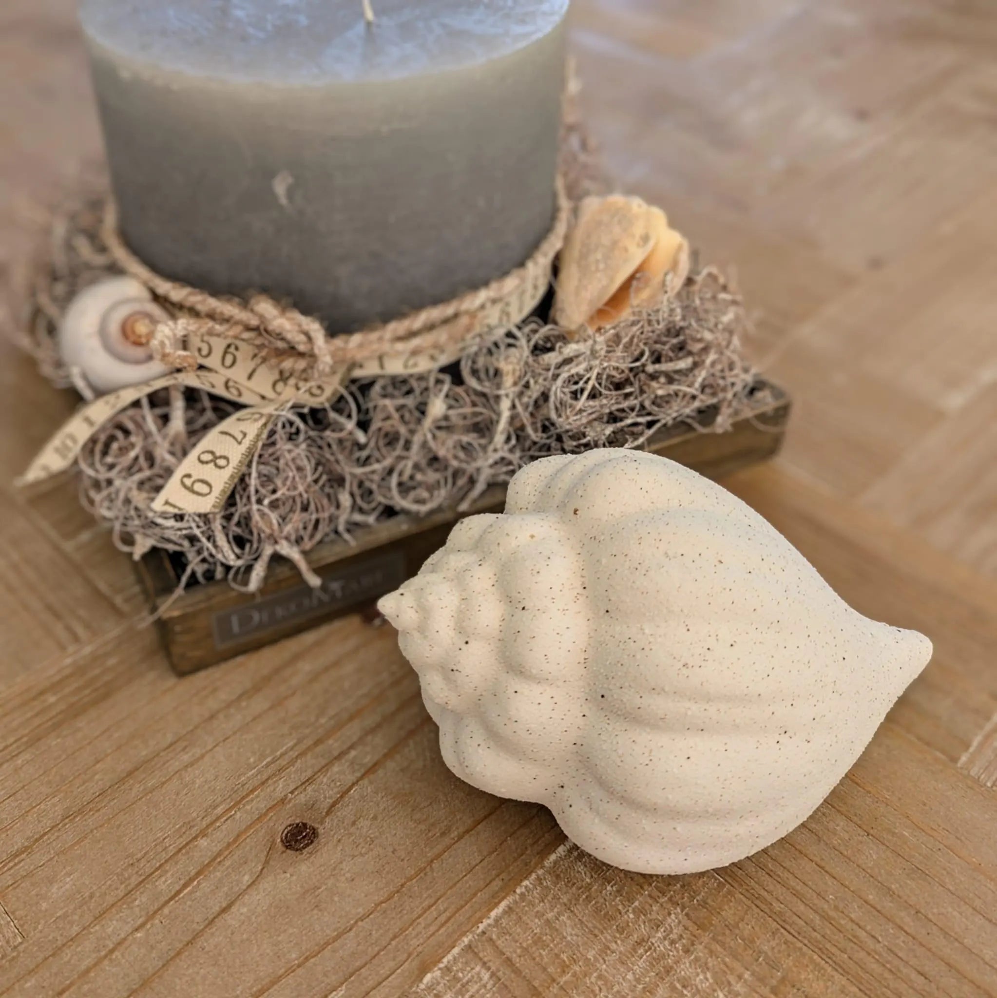 Muschel Schnecke aus Keramik