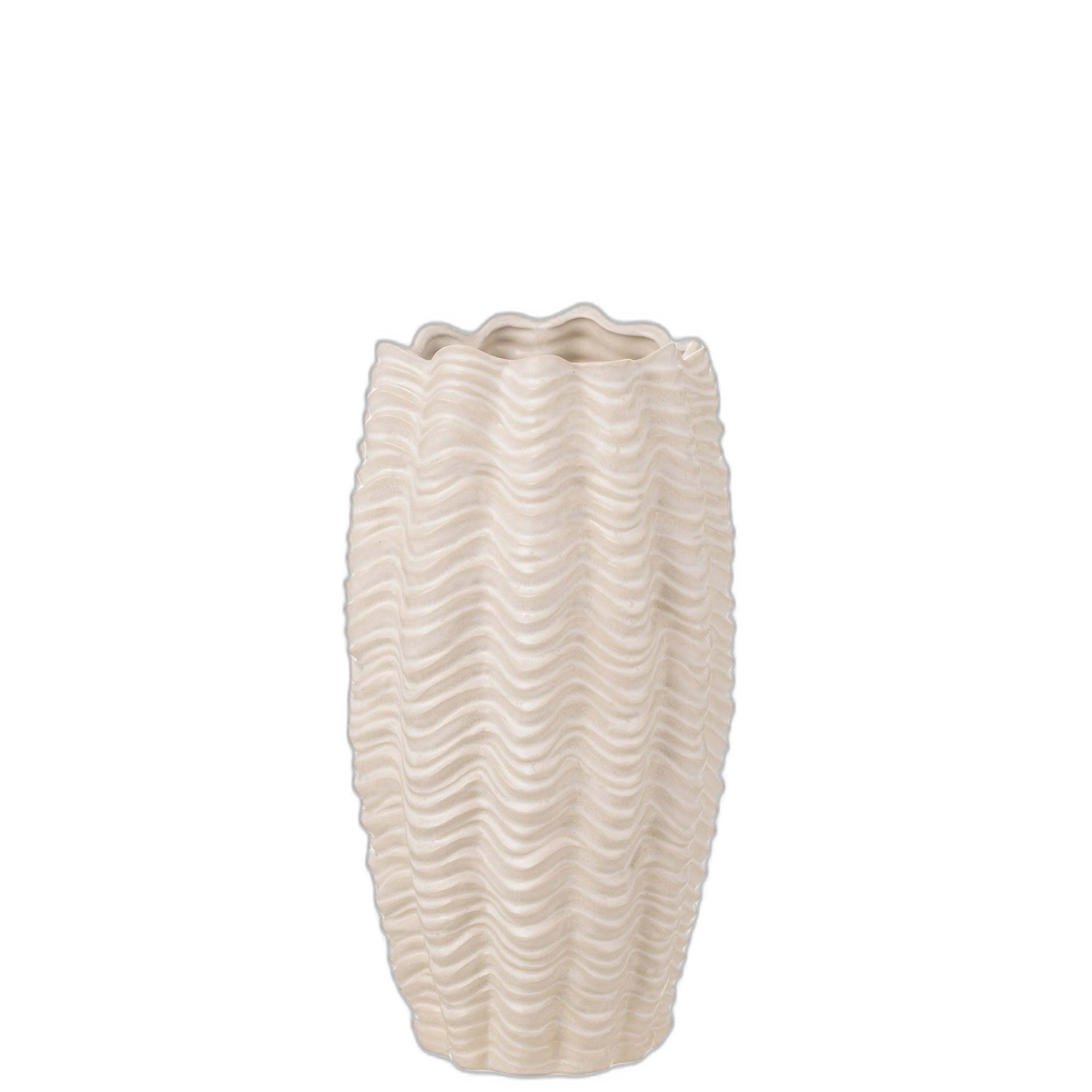 Muschelvase aus Keramik