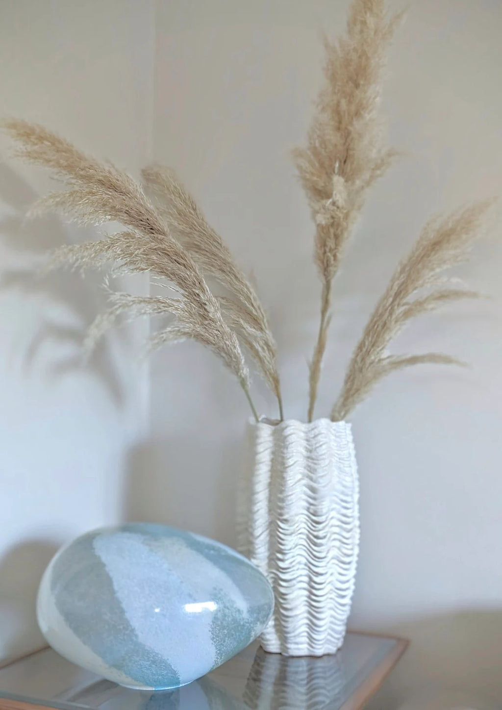 Muschelvase aus Keramik