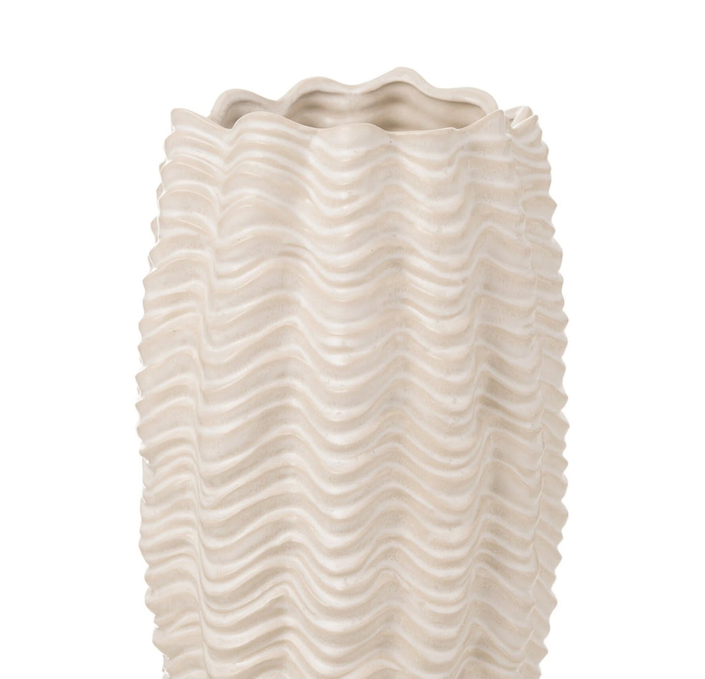 Muschelvase aus Keramik