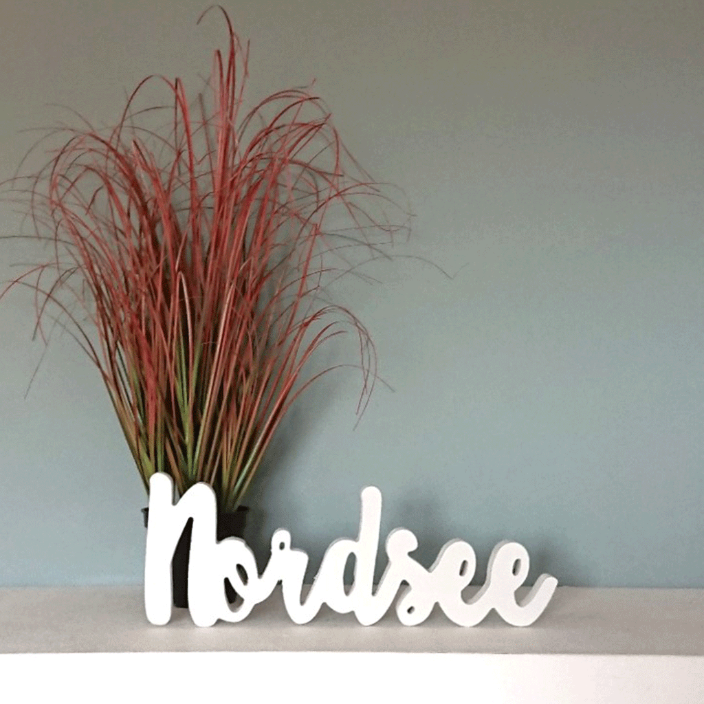 Schriftzug „Nordsee“