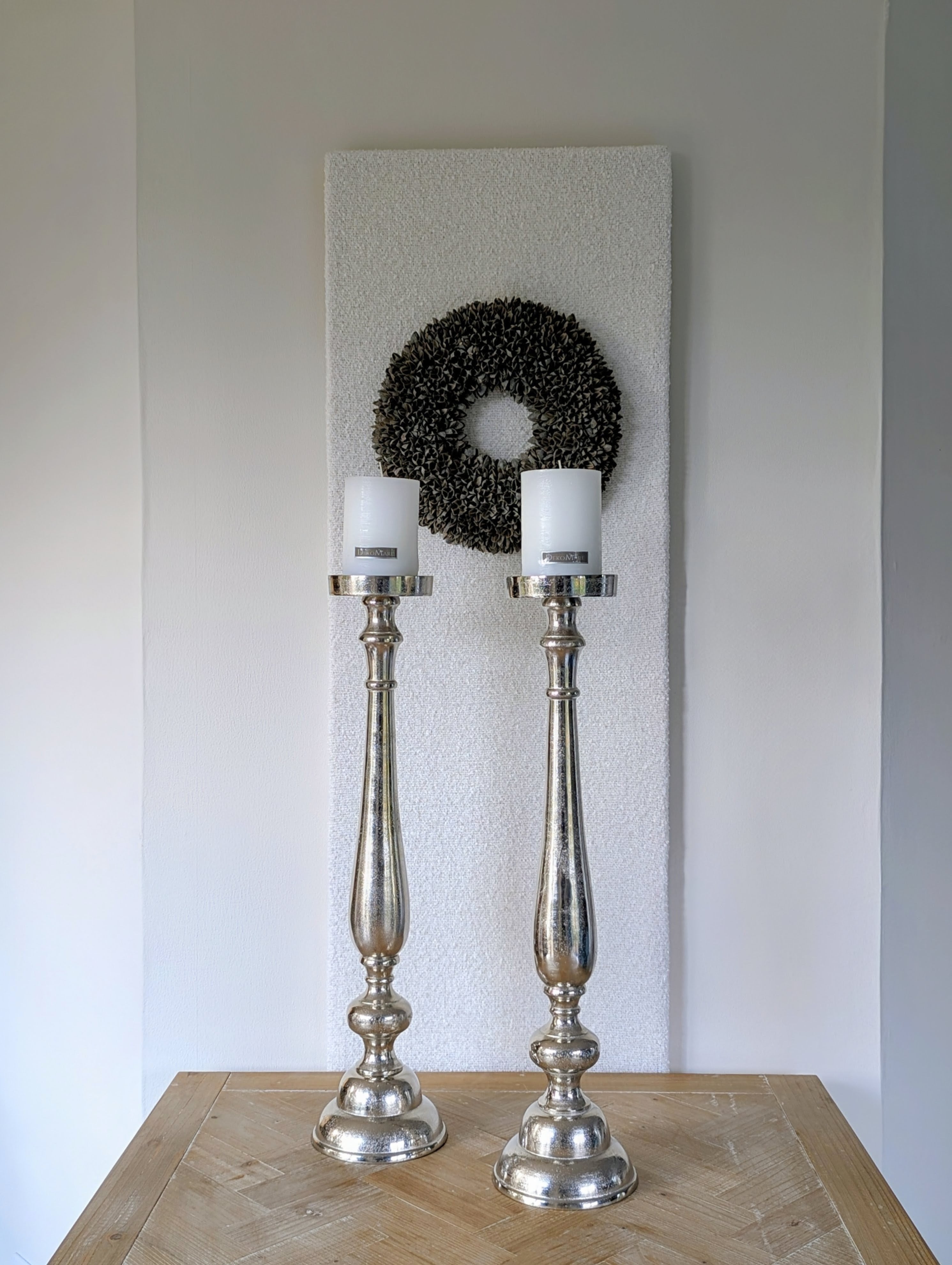 Kerzenständer Mondän - groß aus Aluminium