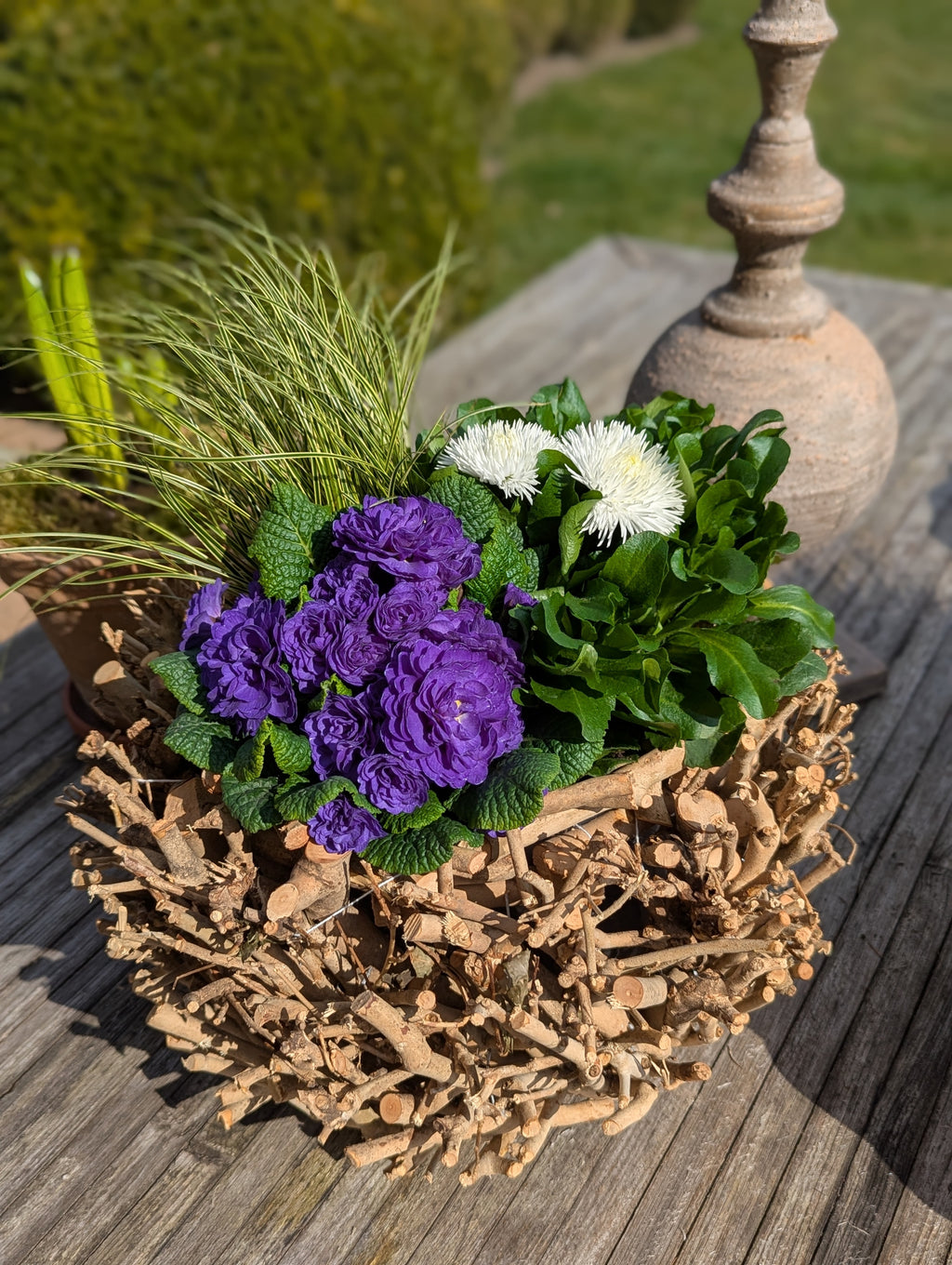 Pflanzkorb Schale Natur