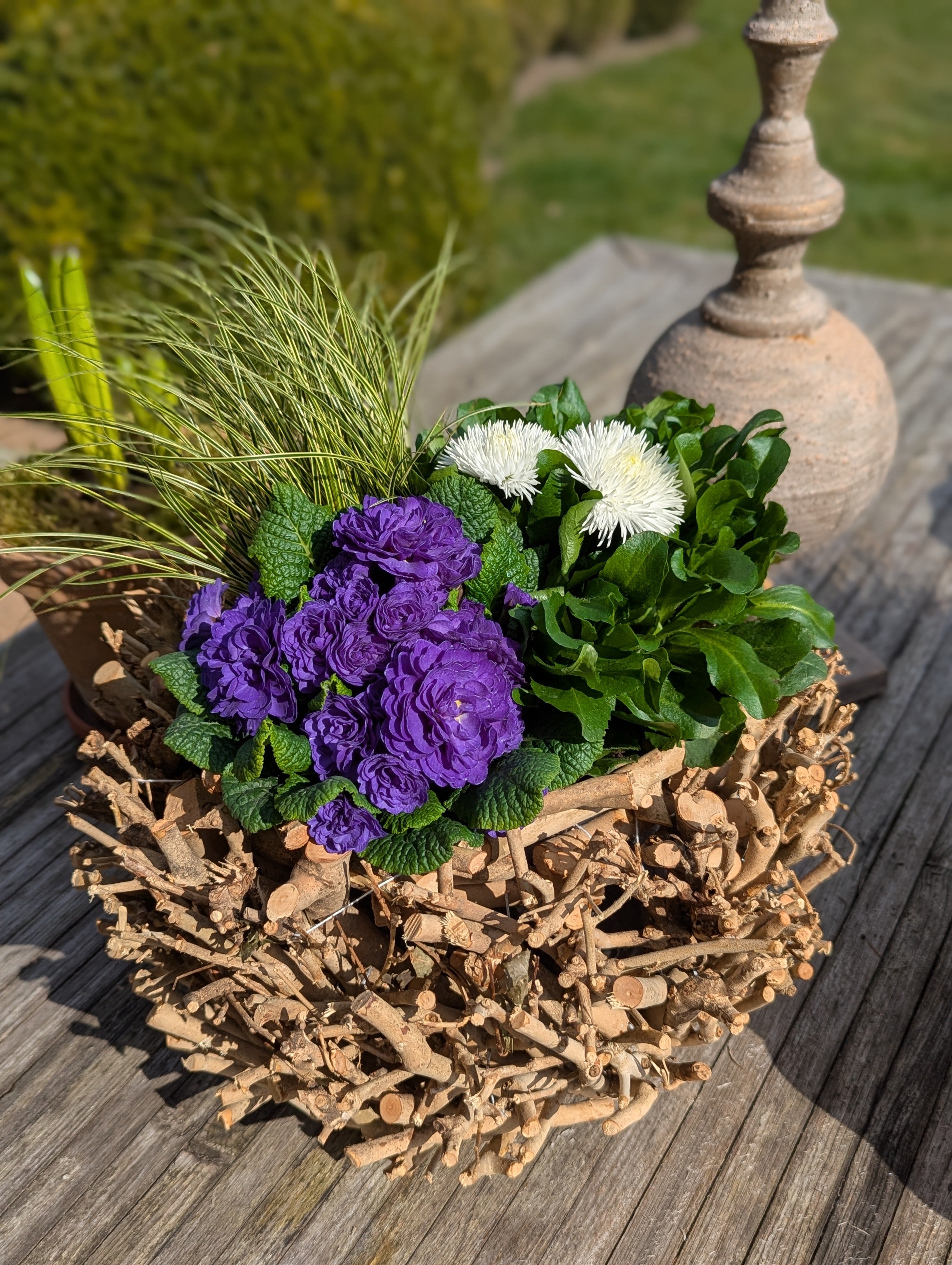 Pflanzkorb Schale Natur