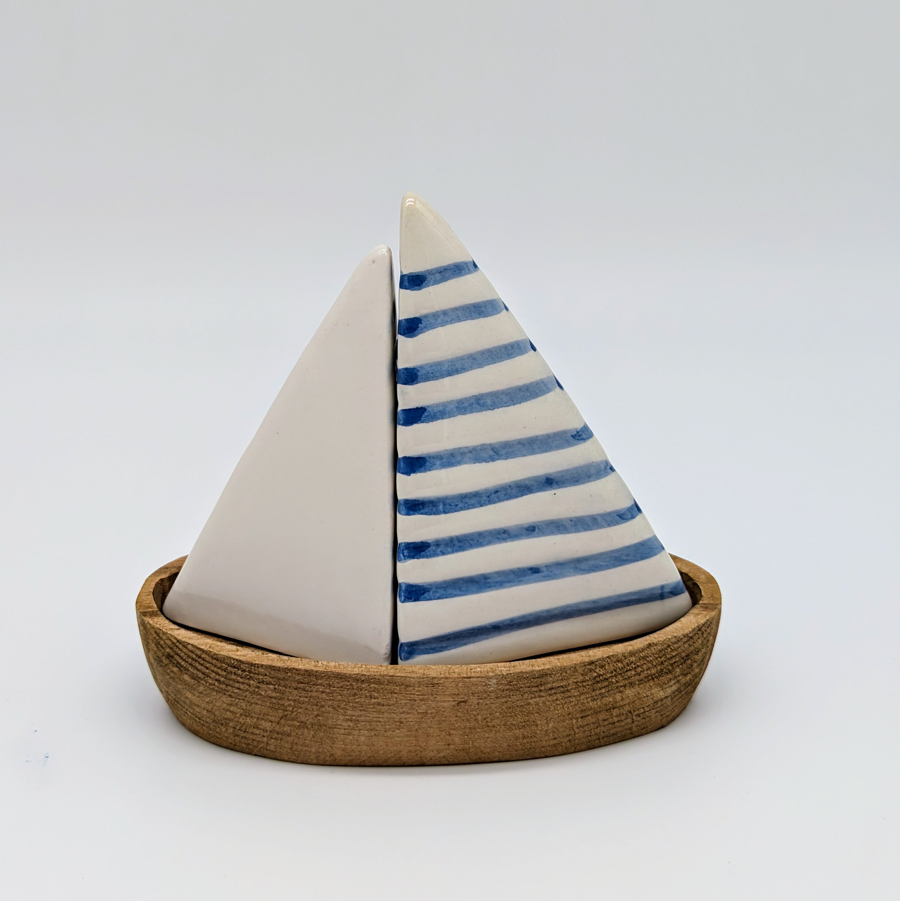 Salz Pfeffer Streuer Set - maritmes Segelboot