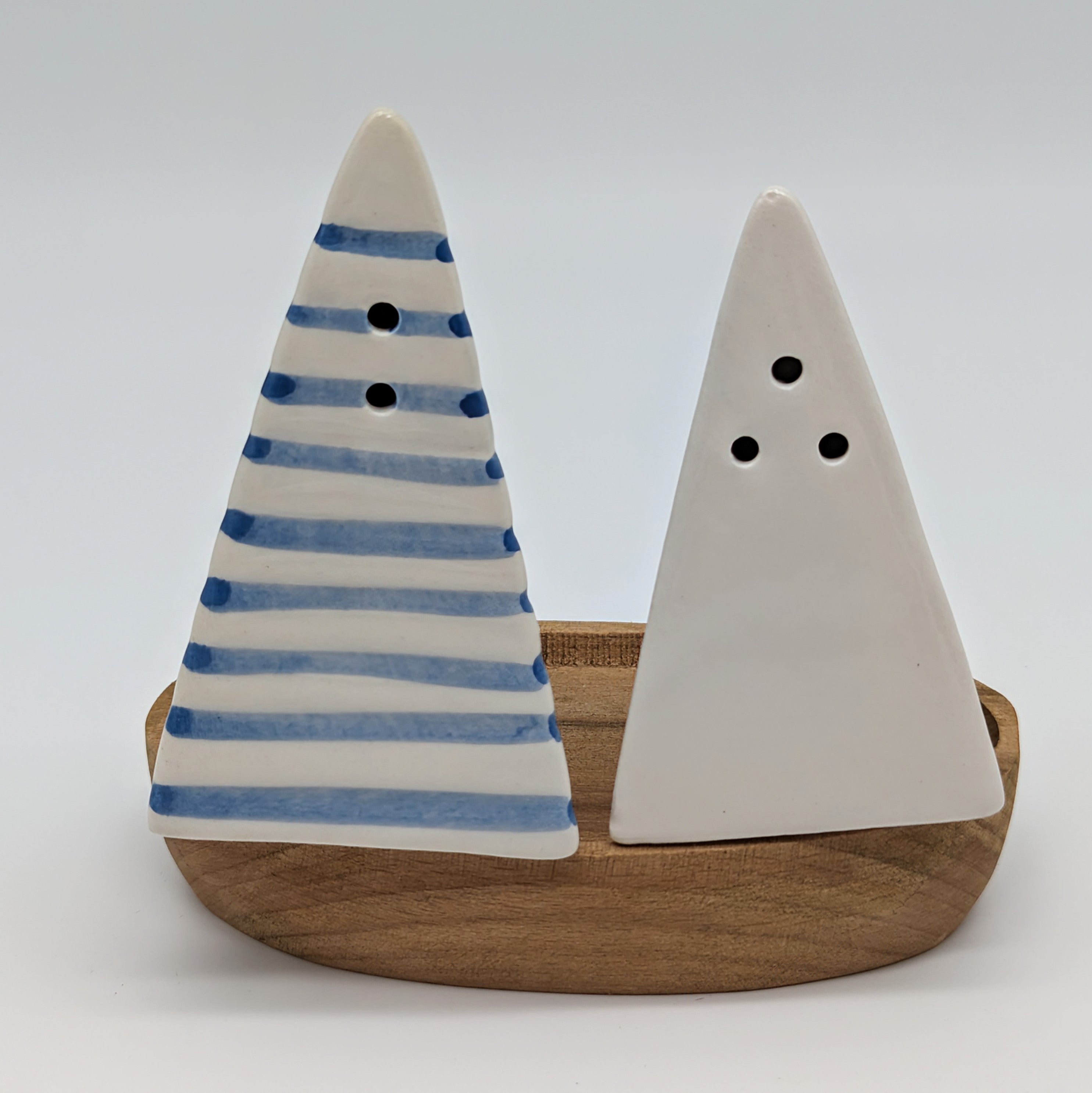 Salz Pfeffer Streuer Set - maritmes Segelboot