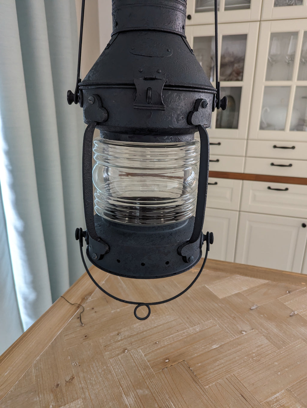 Schiffslampe Laterne Ankerlicht weiß oder blau