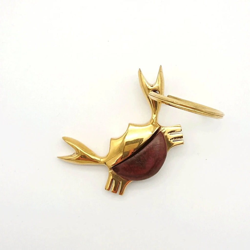 Schlüsselanhänger Krabbe