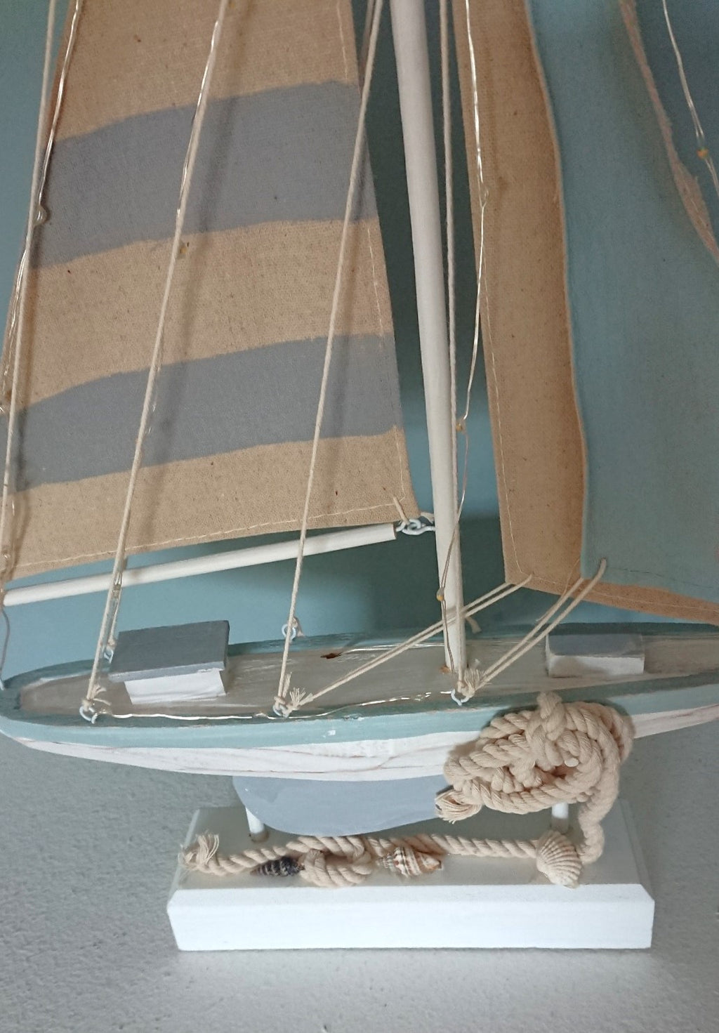 Segelschiff mit LED klein