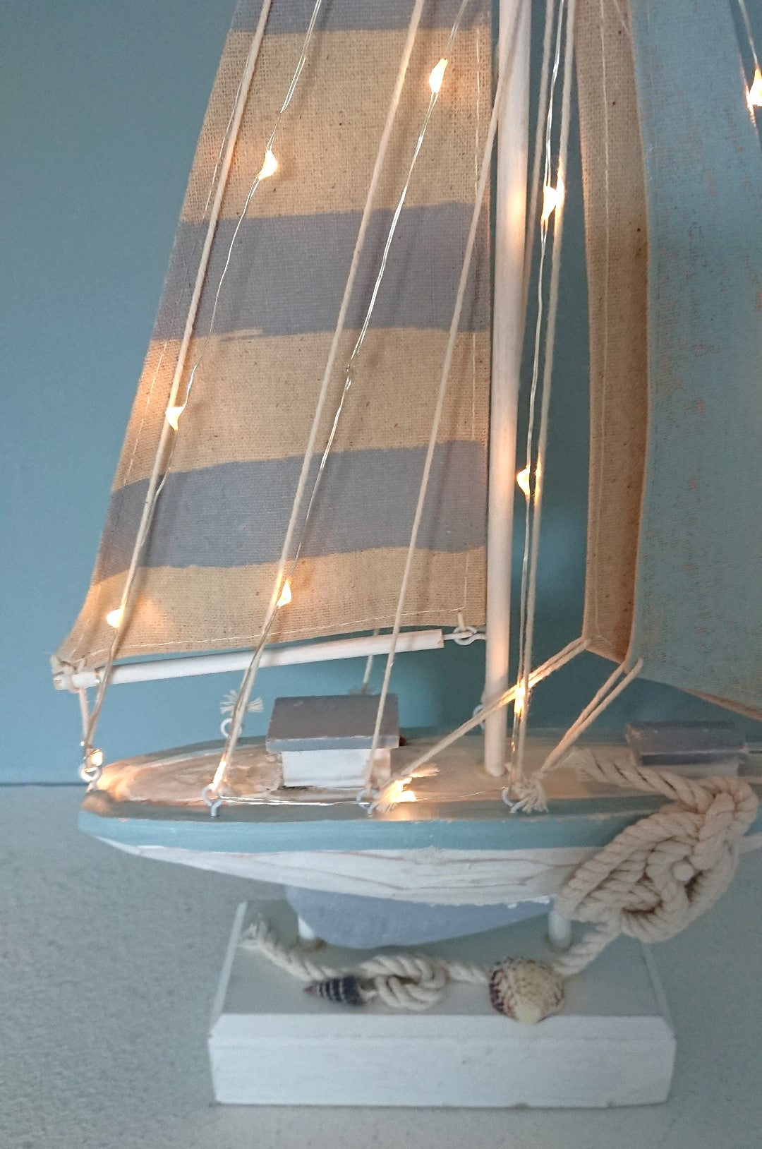 Segelschiff mit LED klein