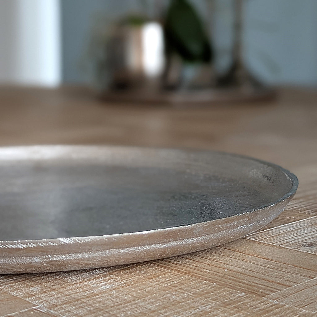 Silber Tablett Rund
