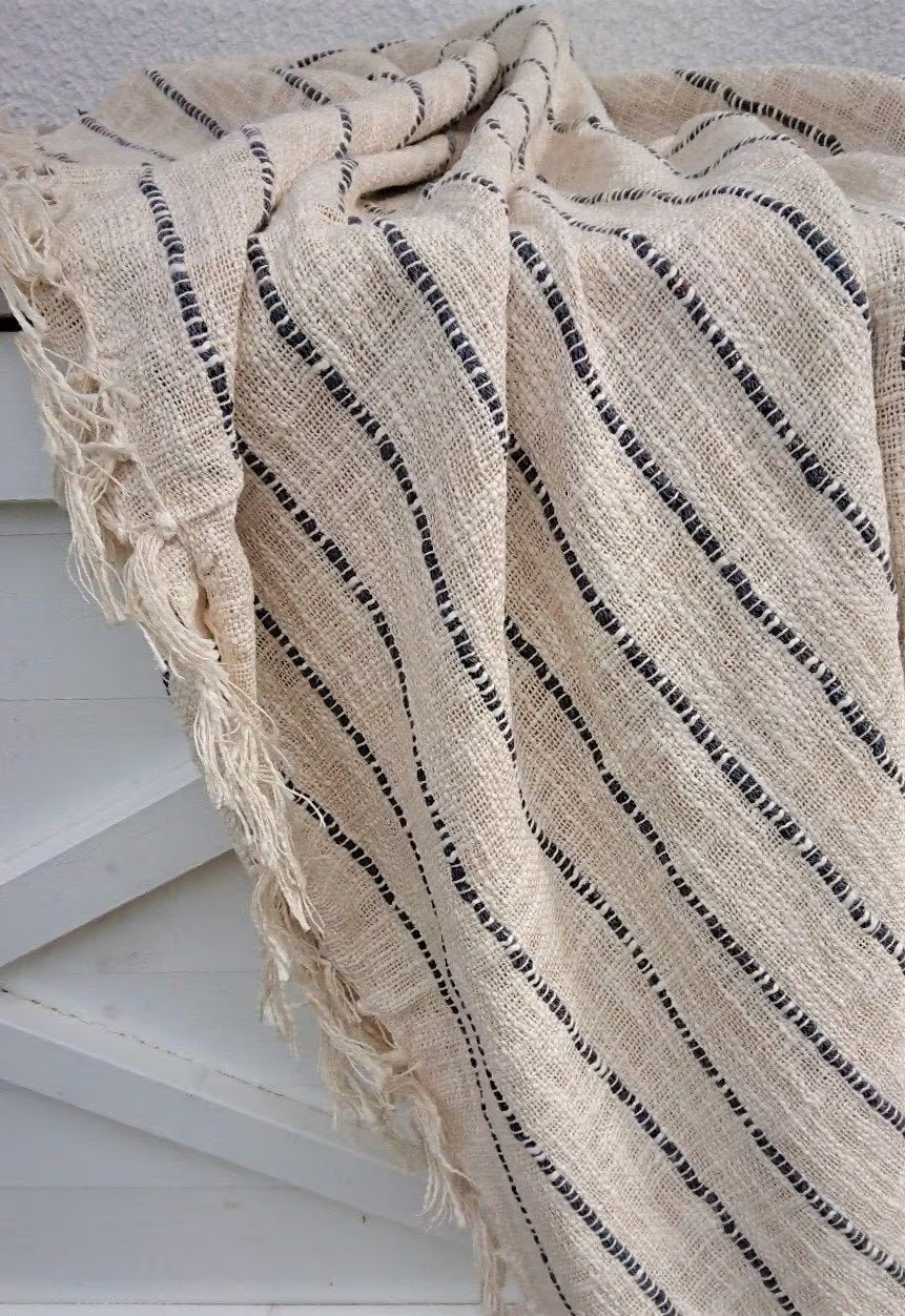 Sommerliches Plaid  „Küstenwind“