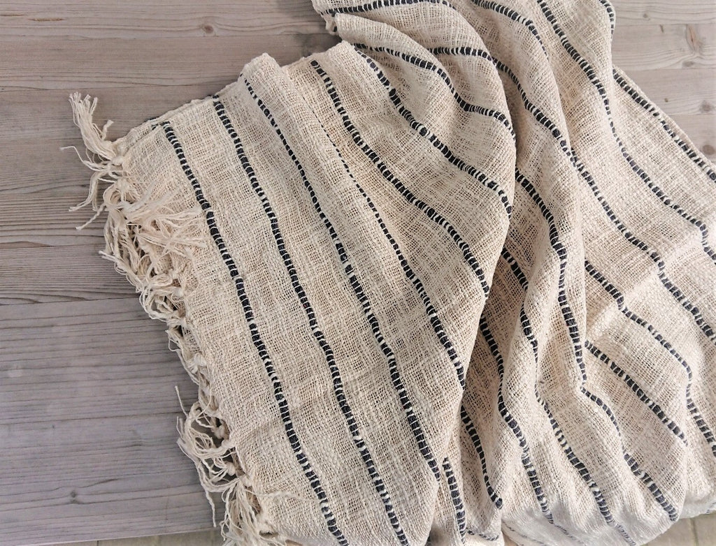 Sommerliches Plaid  „Küstenwind“