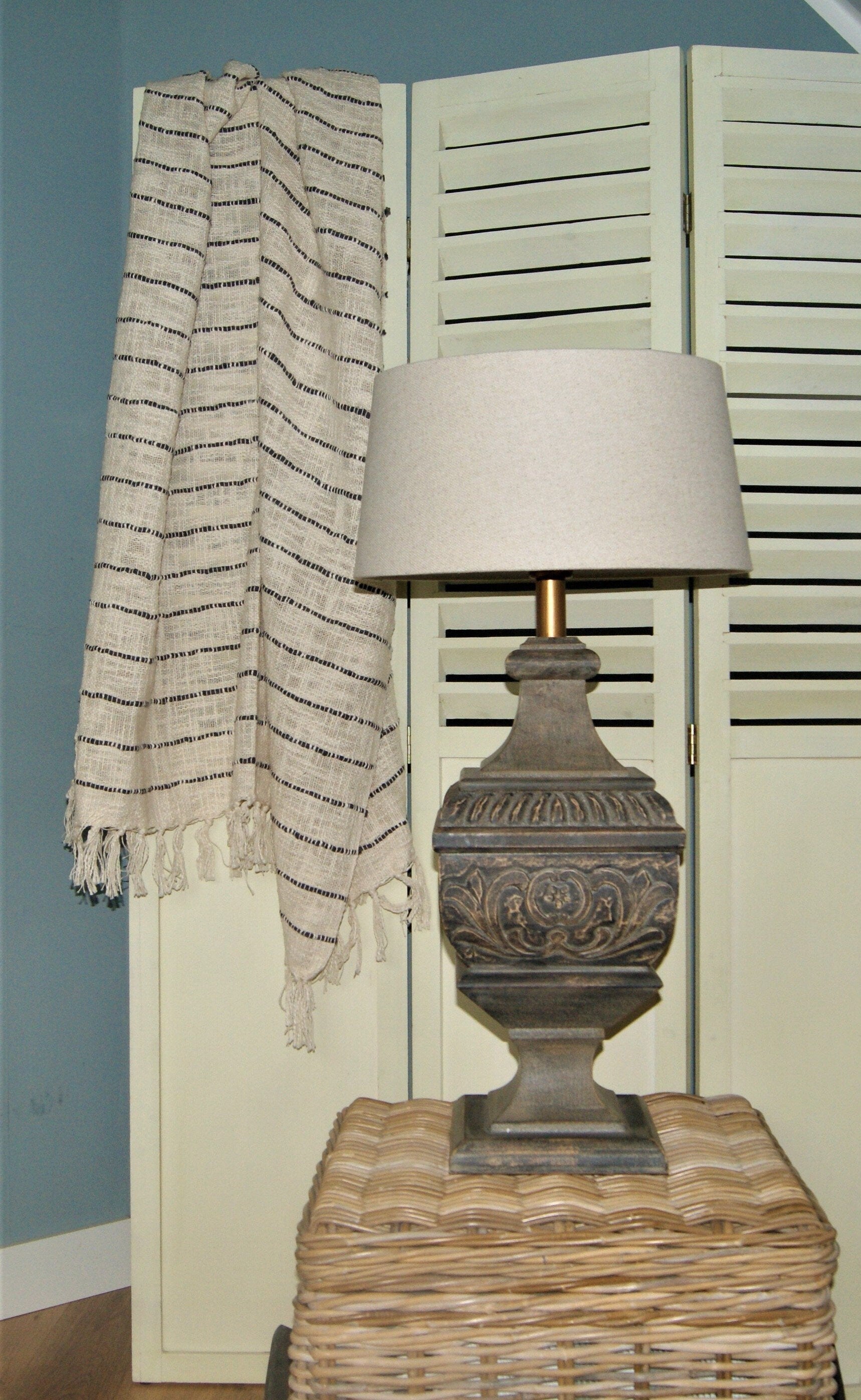 Sommerliches Plaid  „Küstenwind“