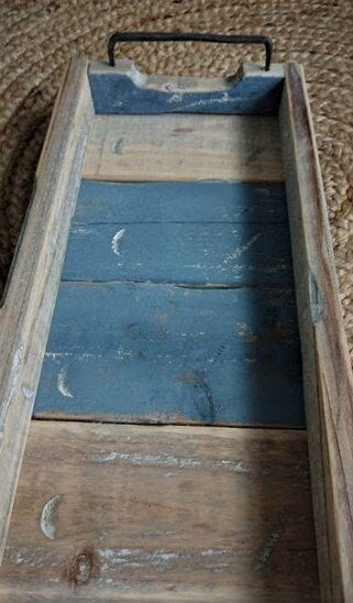 Schmales Holztablett - 78cm x 20cm