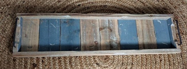 Schmales Holztablett - 78cm x 20cm