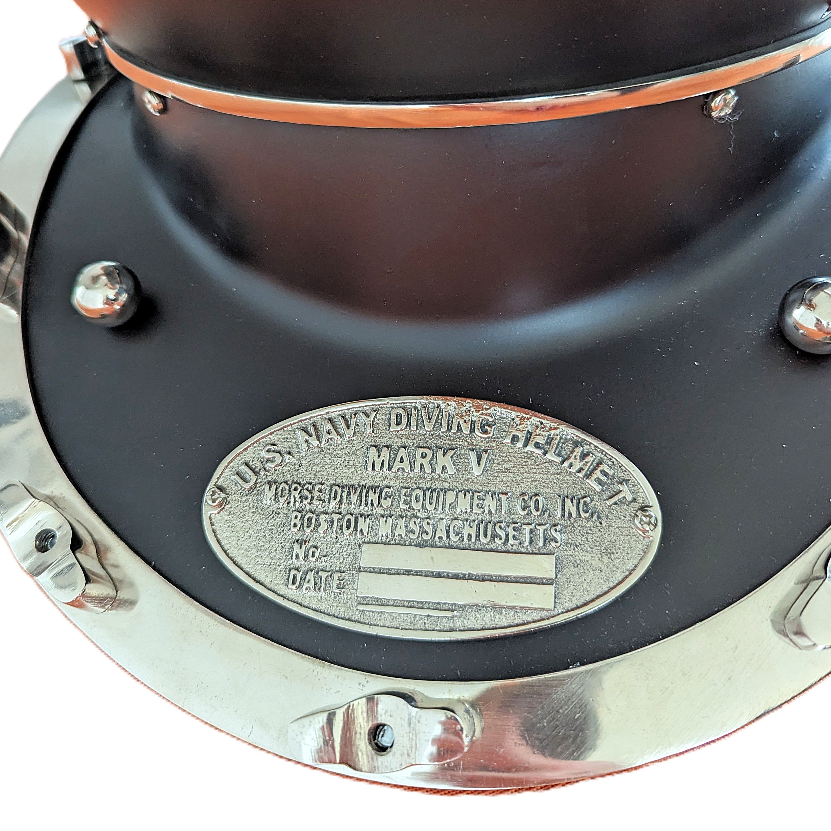 Taucherhelm Taucherglocke Schwarz Silber