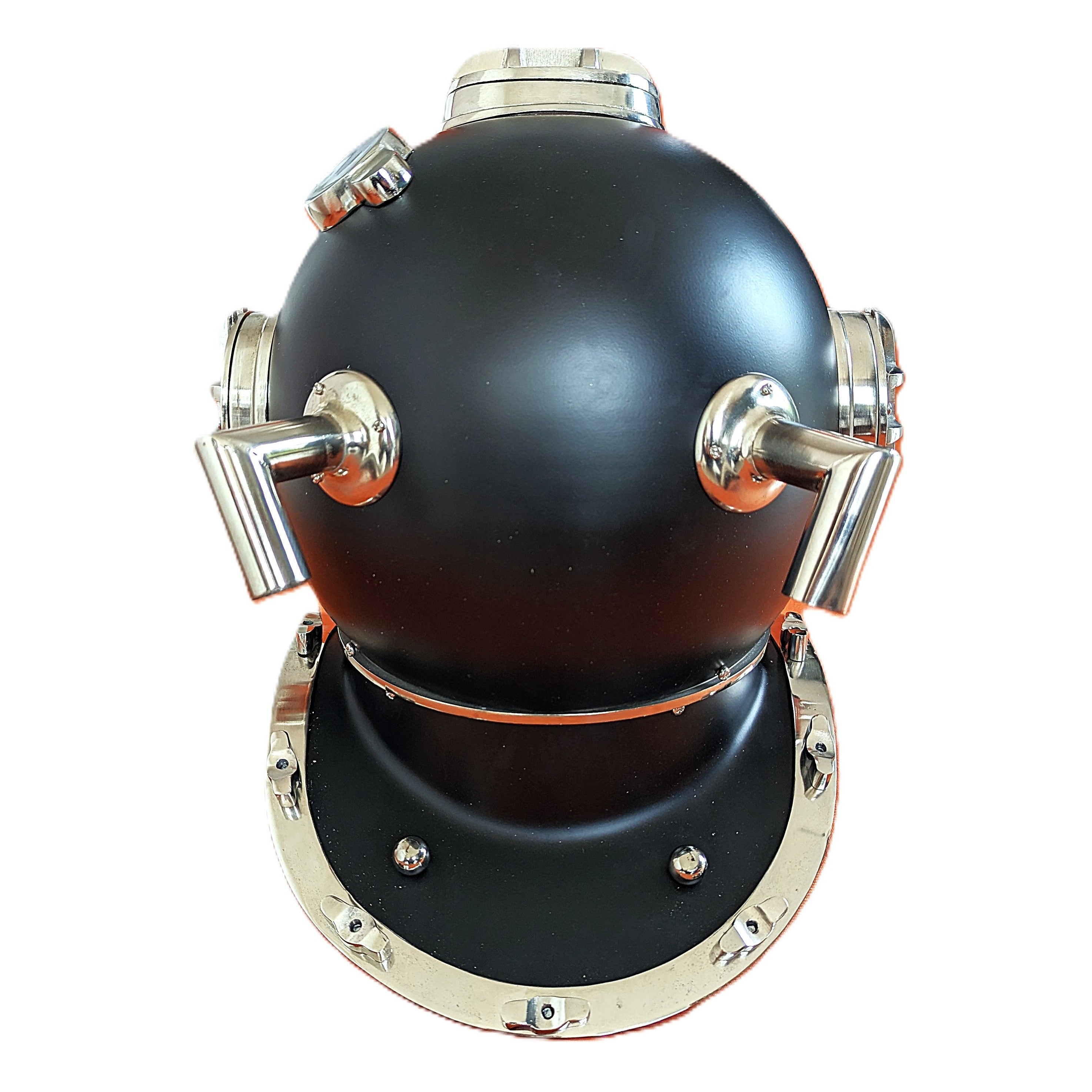 Taucherhelm Taucherglocke Schwarz Silber