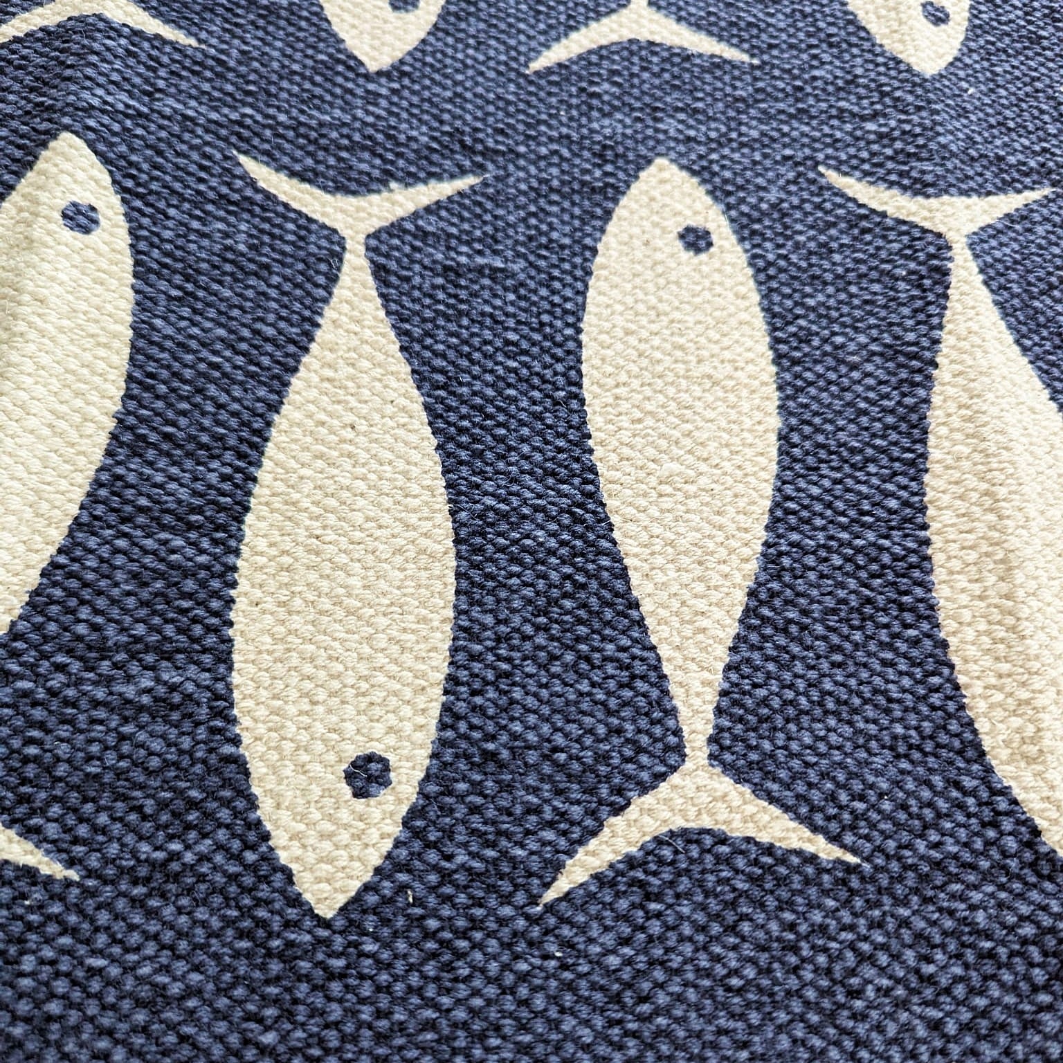 Teppich Läufer blau maritim