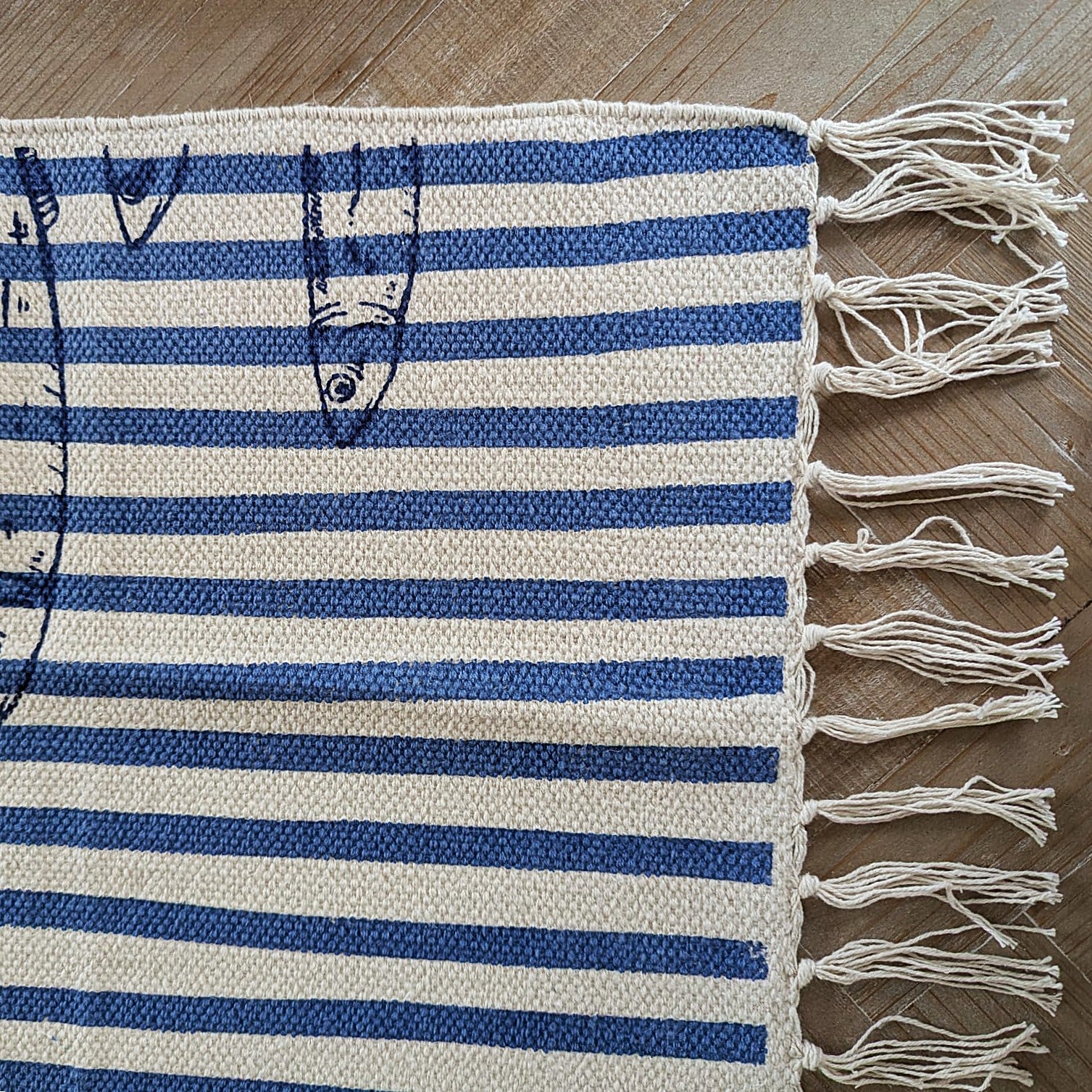 Teppich Läufer maritim gestreift