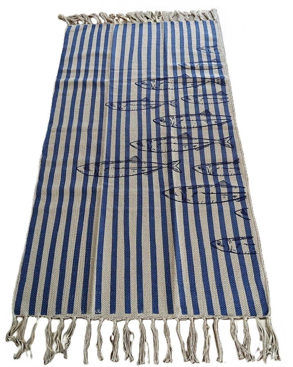 Teppich Läufer maritim gestreift