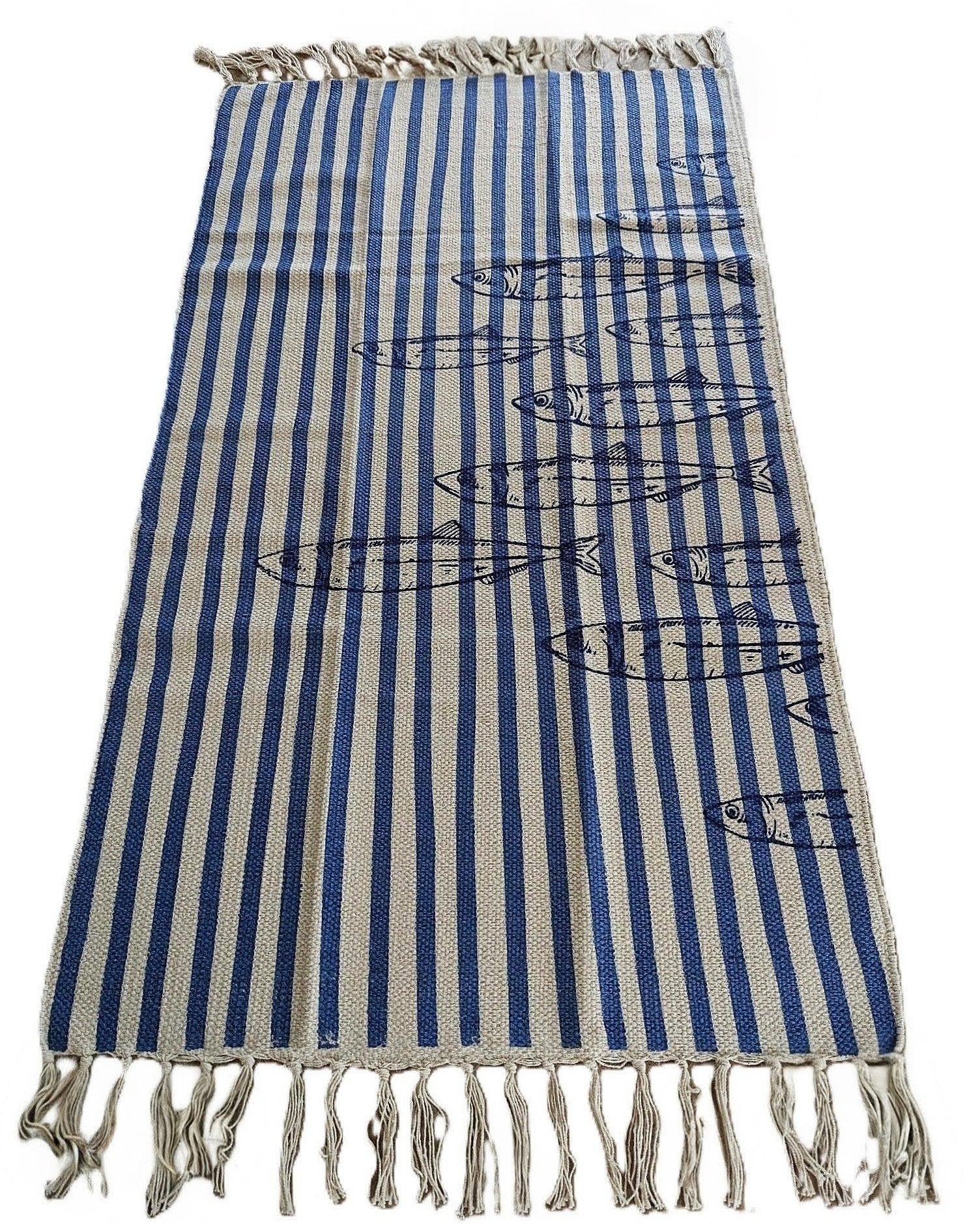 Teppich Läufer maritim gestreift