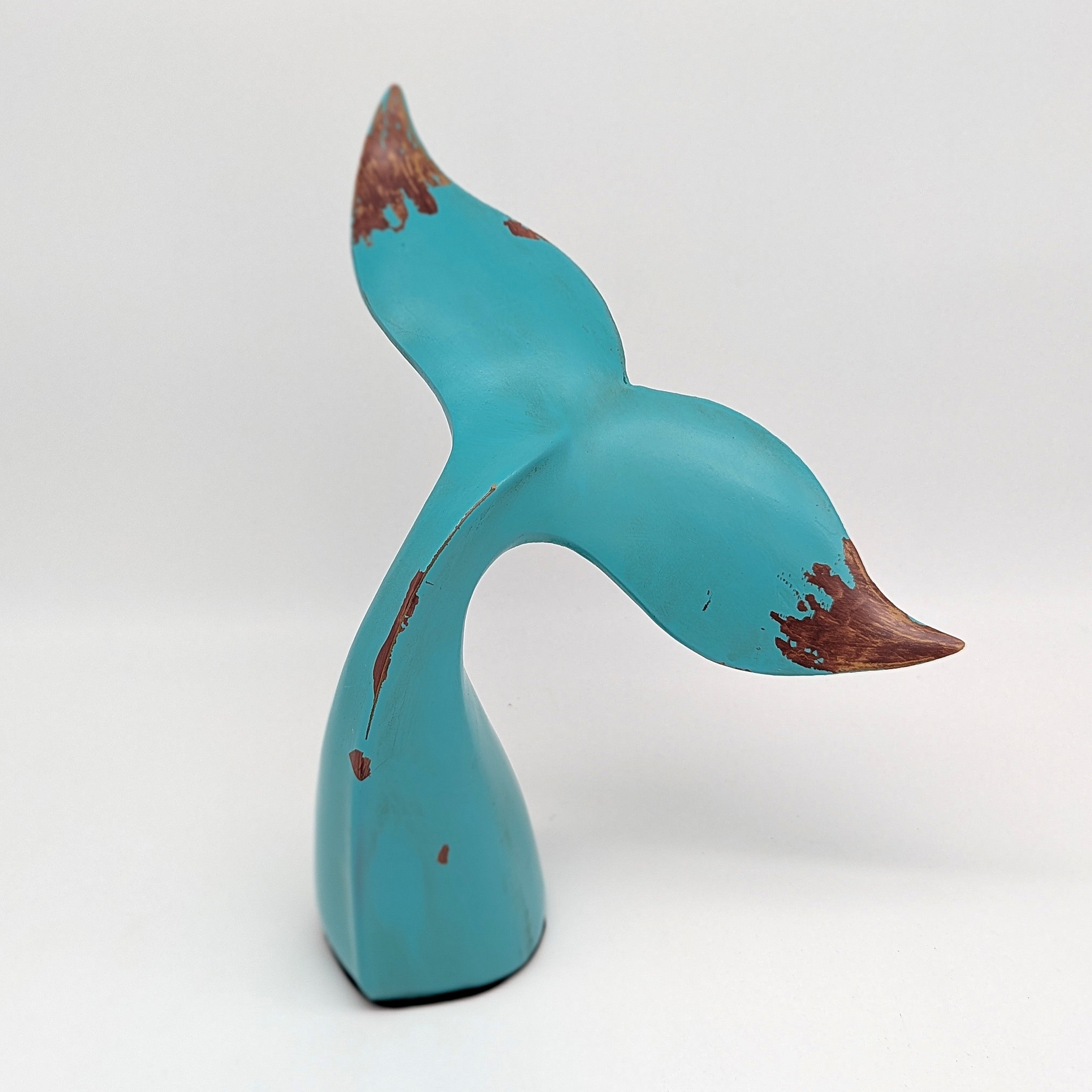 Wal Flosse Deko Skulptur