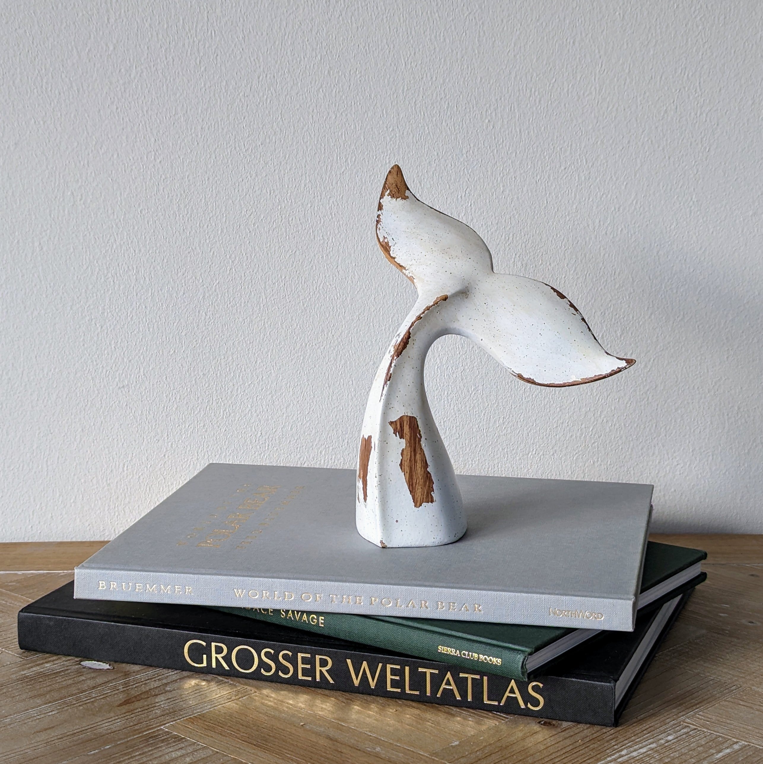 Wal Flosse Deko Skulptur