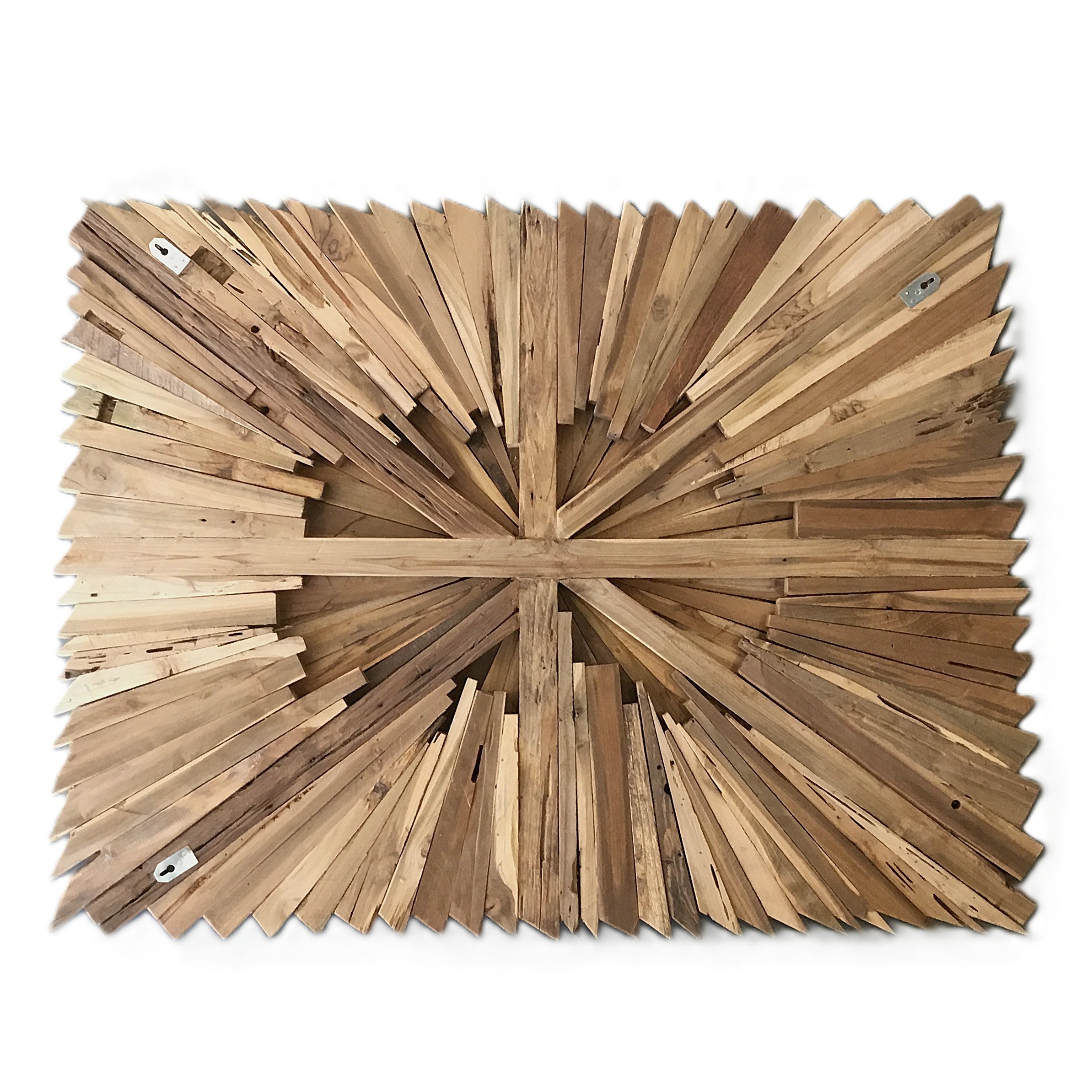 Großes handgefertigtes 3D-Holzwandbild