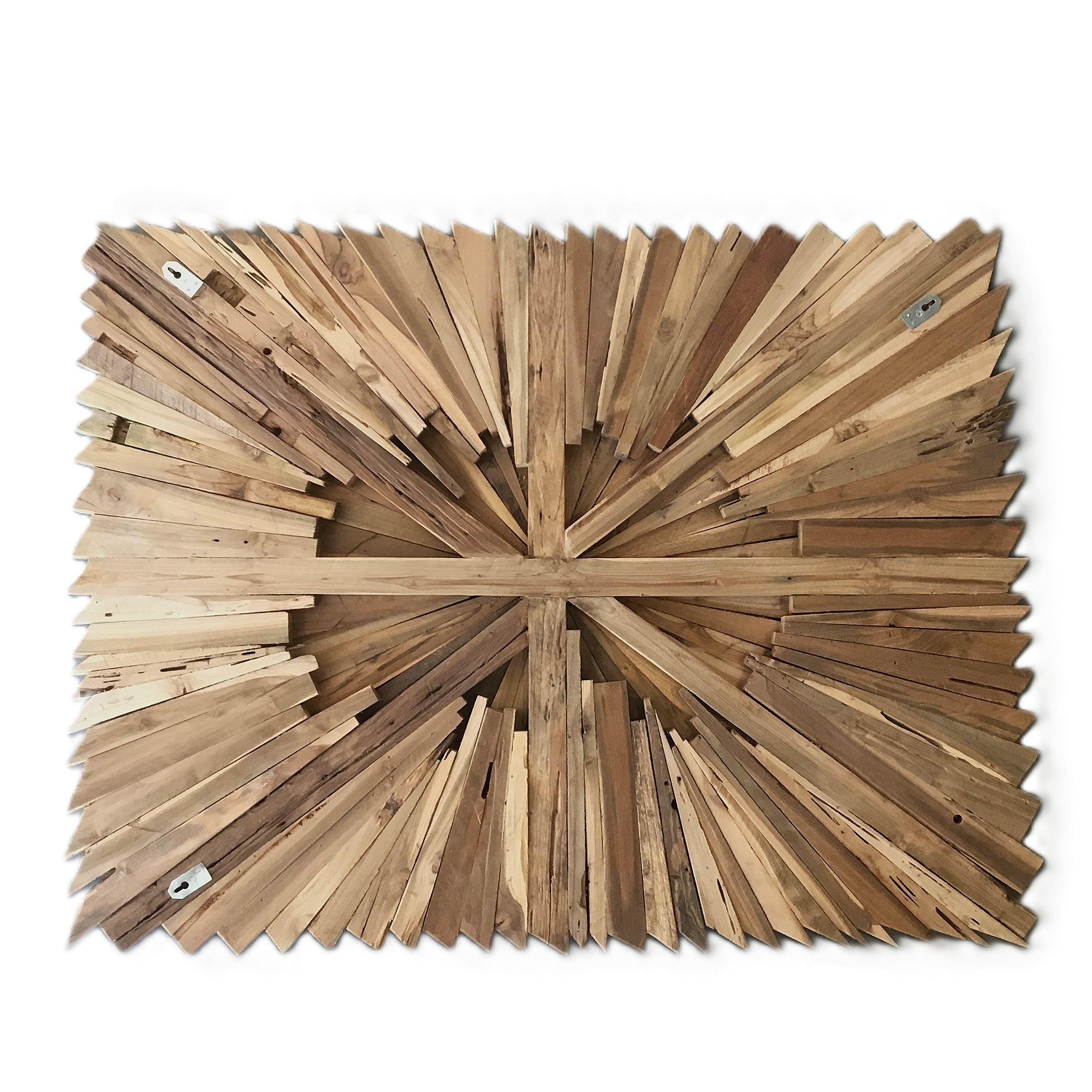 Großes handgefertigtes 3D-Holzwandbild