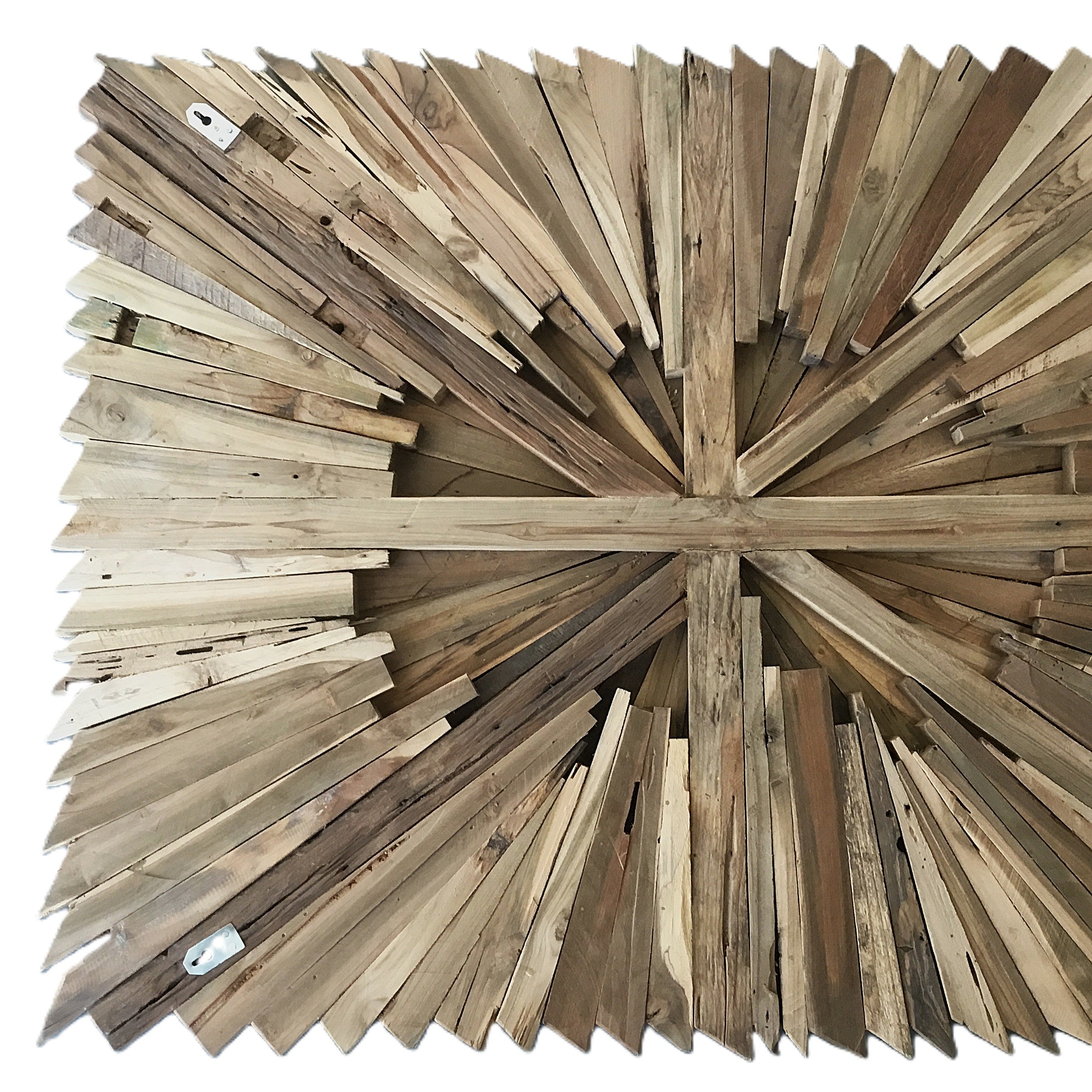 Großes handgefertigtes 3D-Holzwandbild