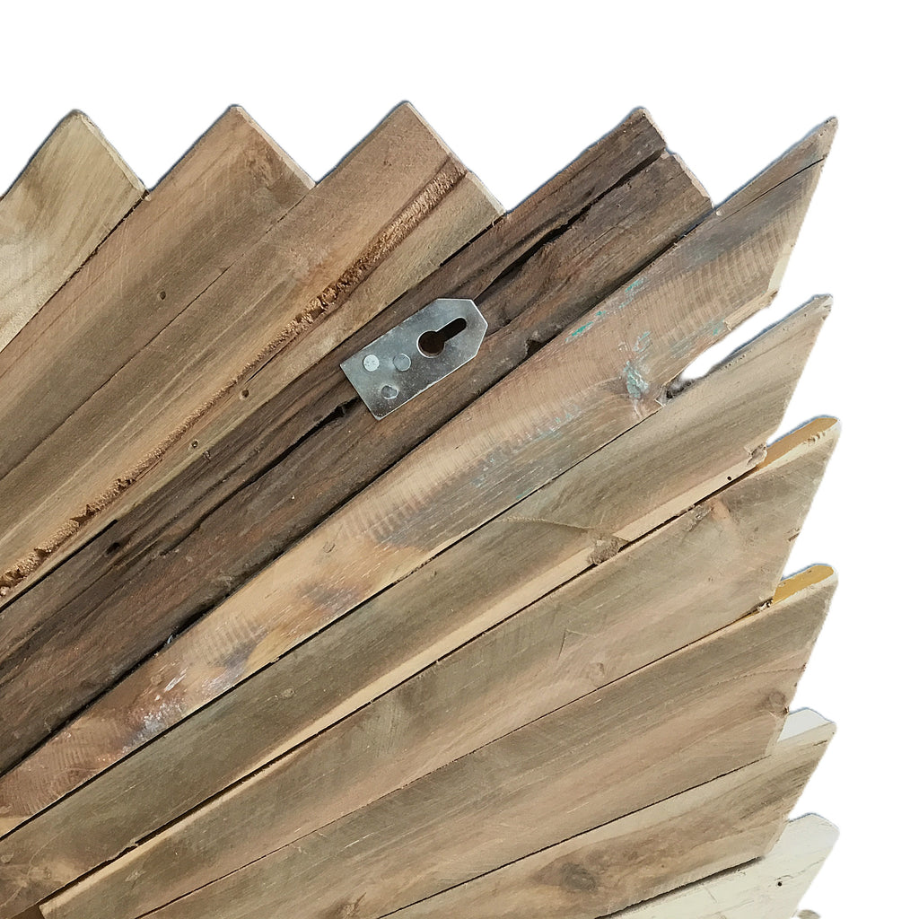 Großes handgefertigtes 3D-Holzwandbild