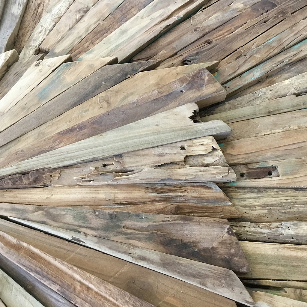 Großes handgefertigtes 3D-Holzwandbild