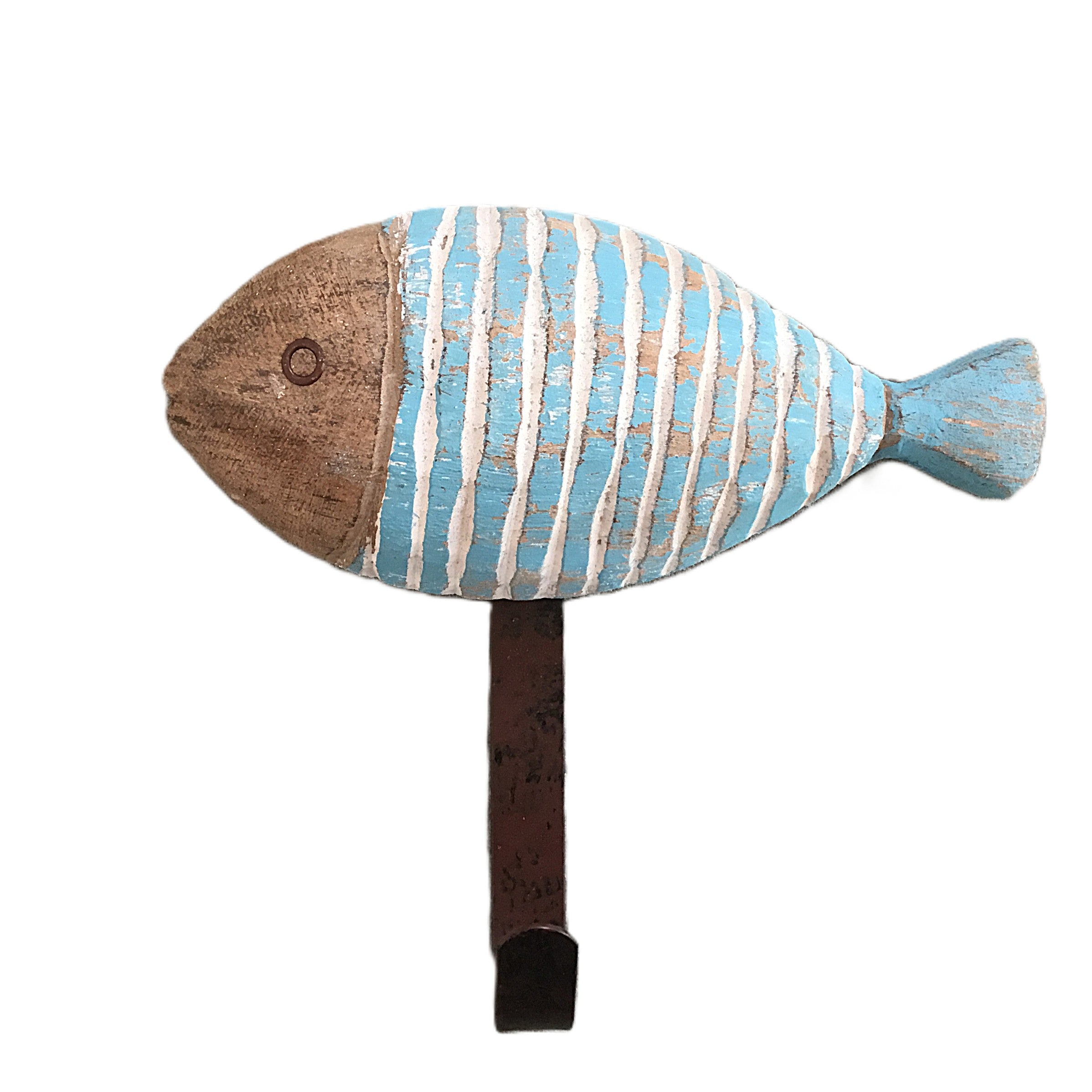 Wandhaken Kleiderhaken Fisch 3 Stück im Set