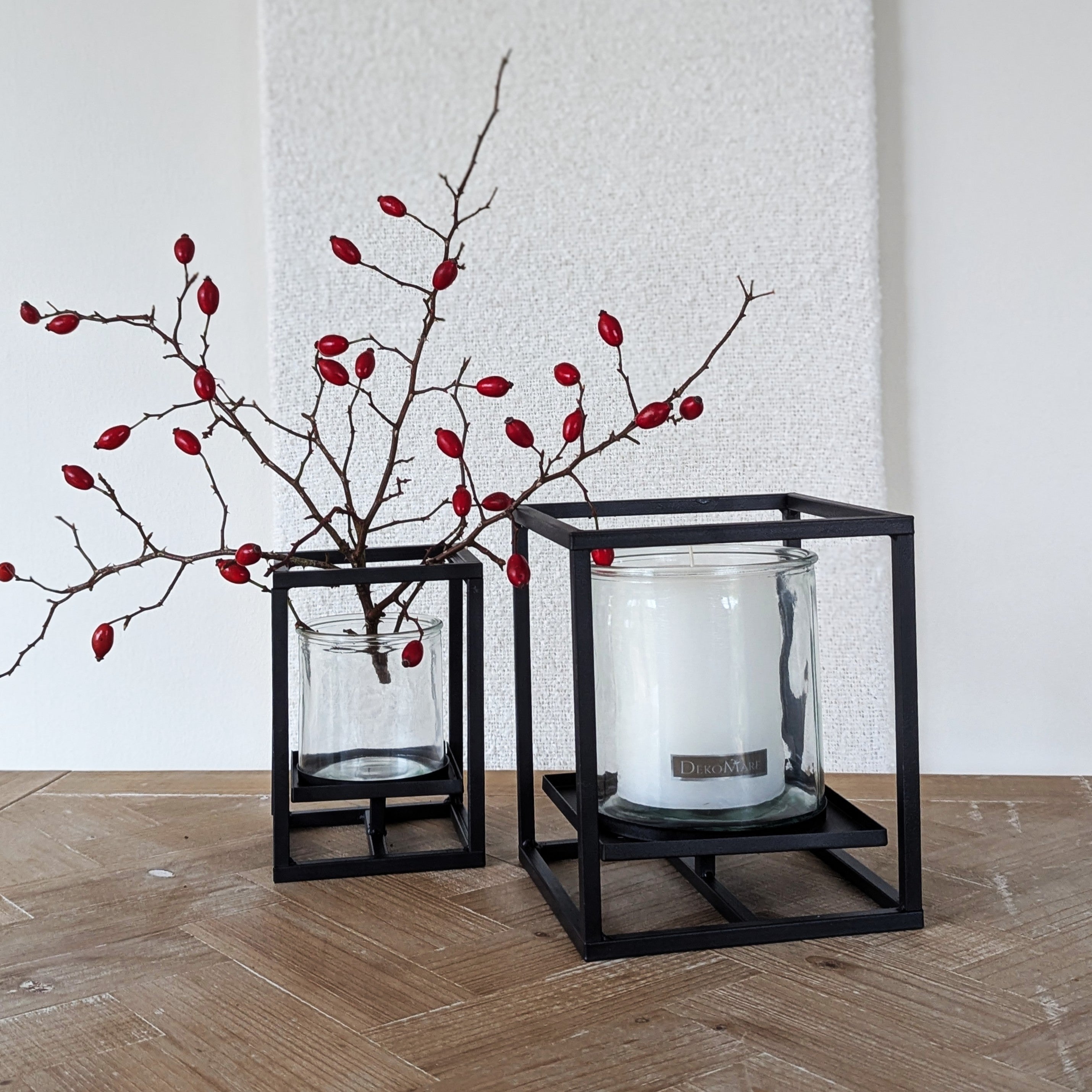 Windlicht Würfel im Set