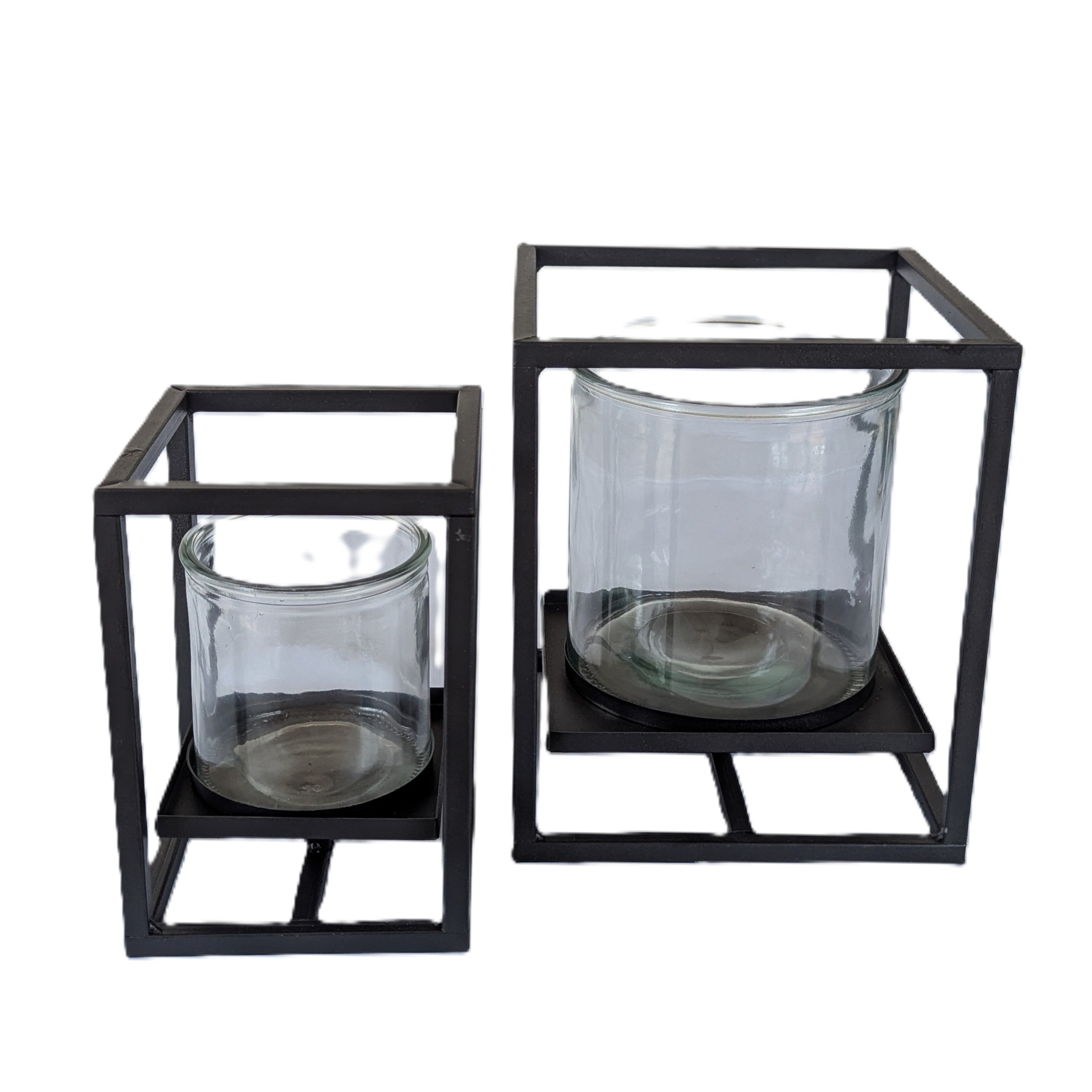 Windlicht Würfel im Set