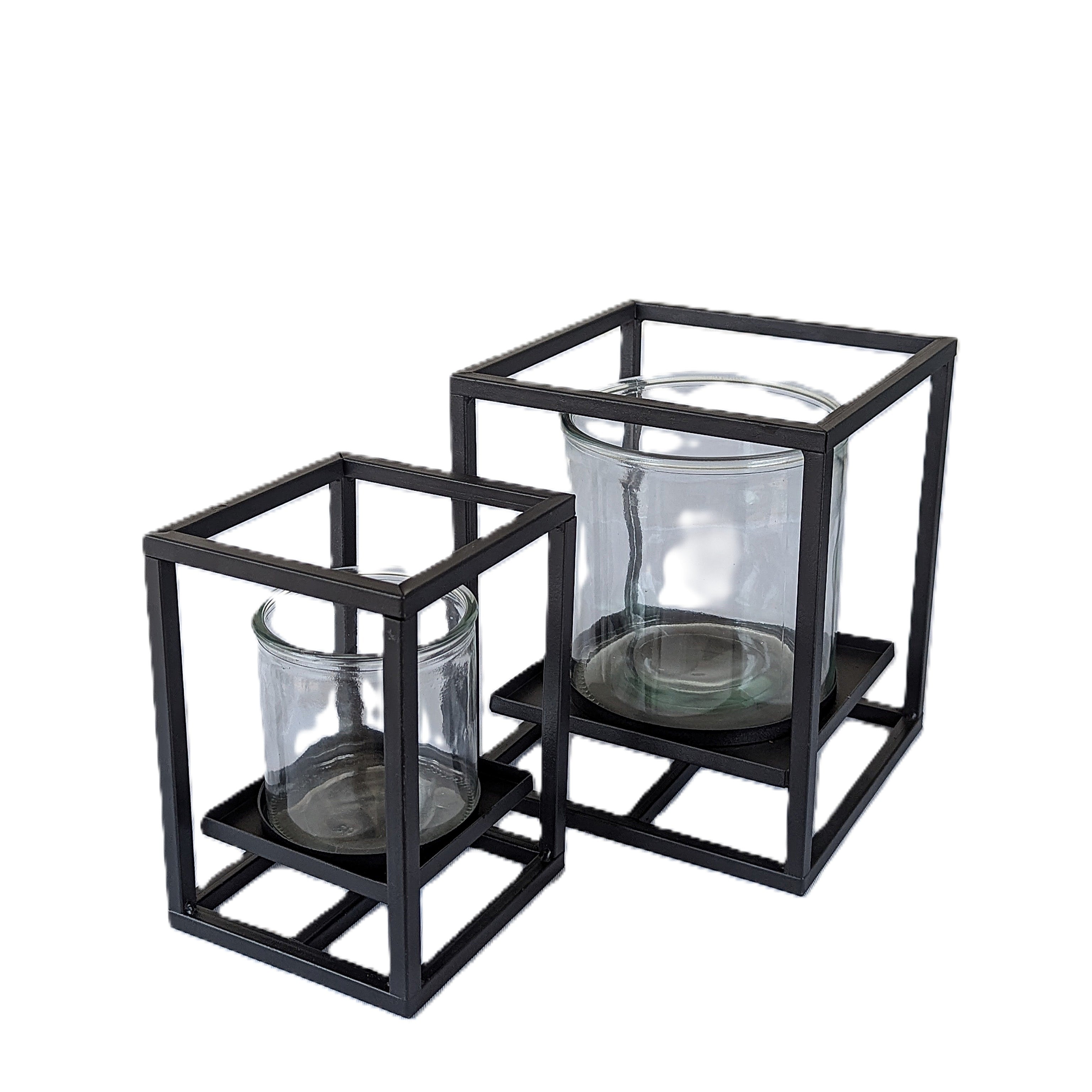 Windlicht Würfel im Set