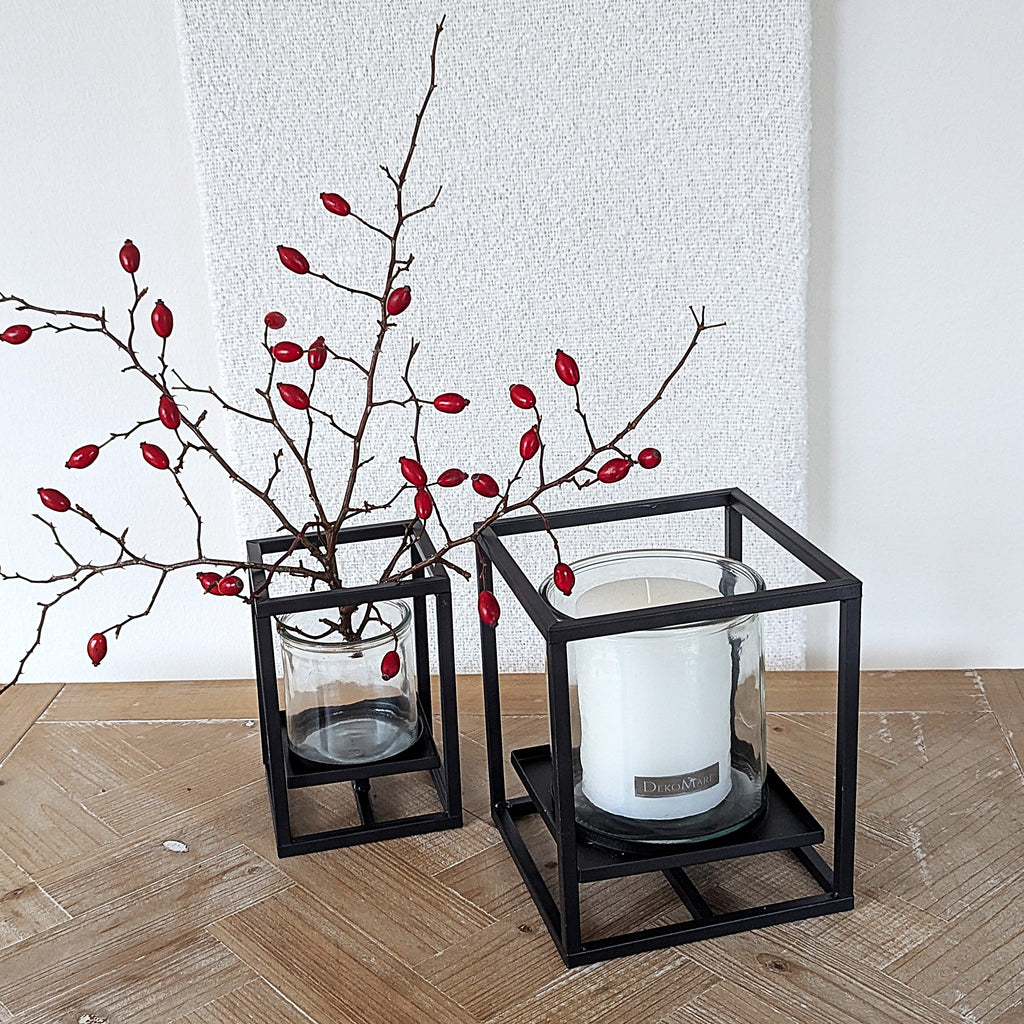 Windlicht Würfel im Set