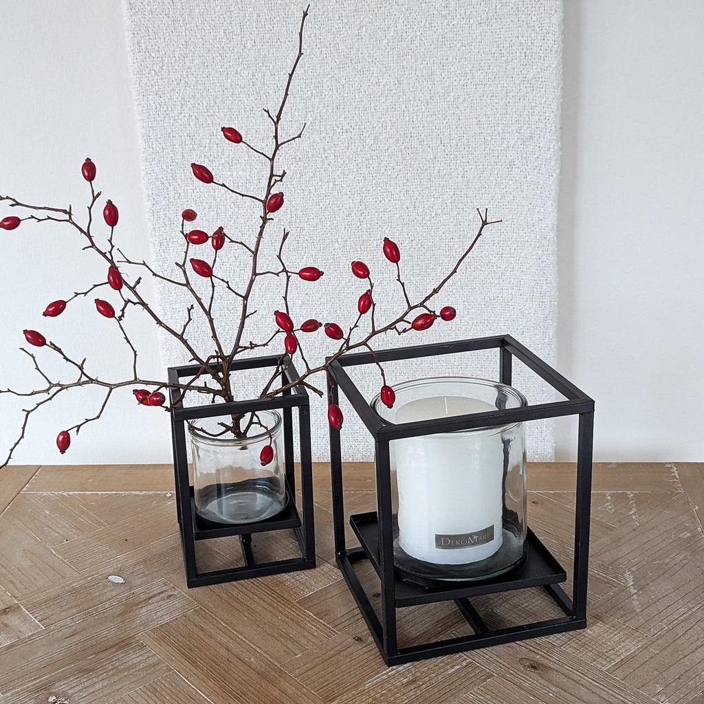 Windlicht Würfel im Set