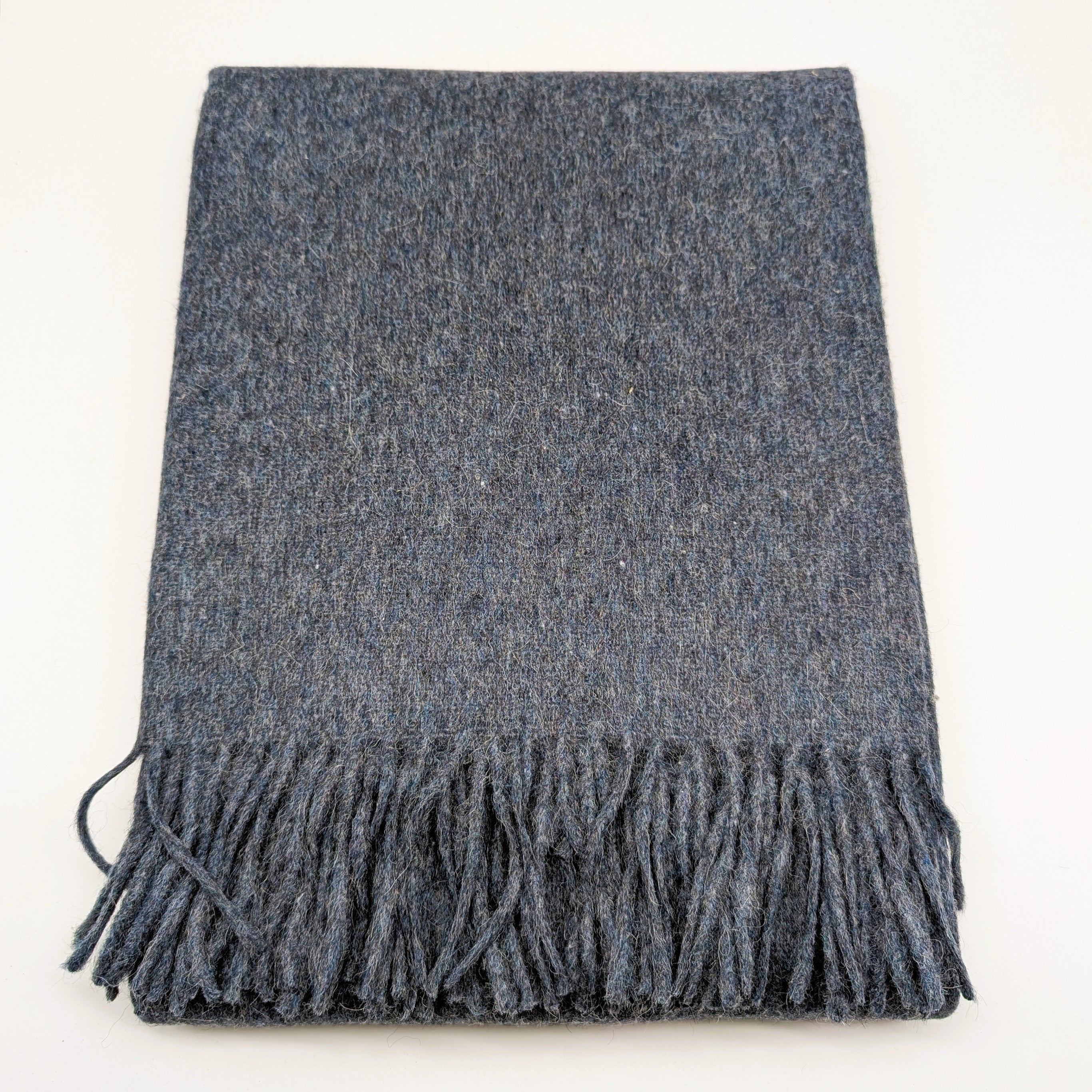 Wohndecke "Alpaka" Grau Blau