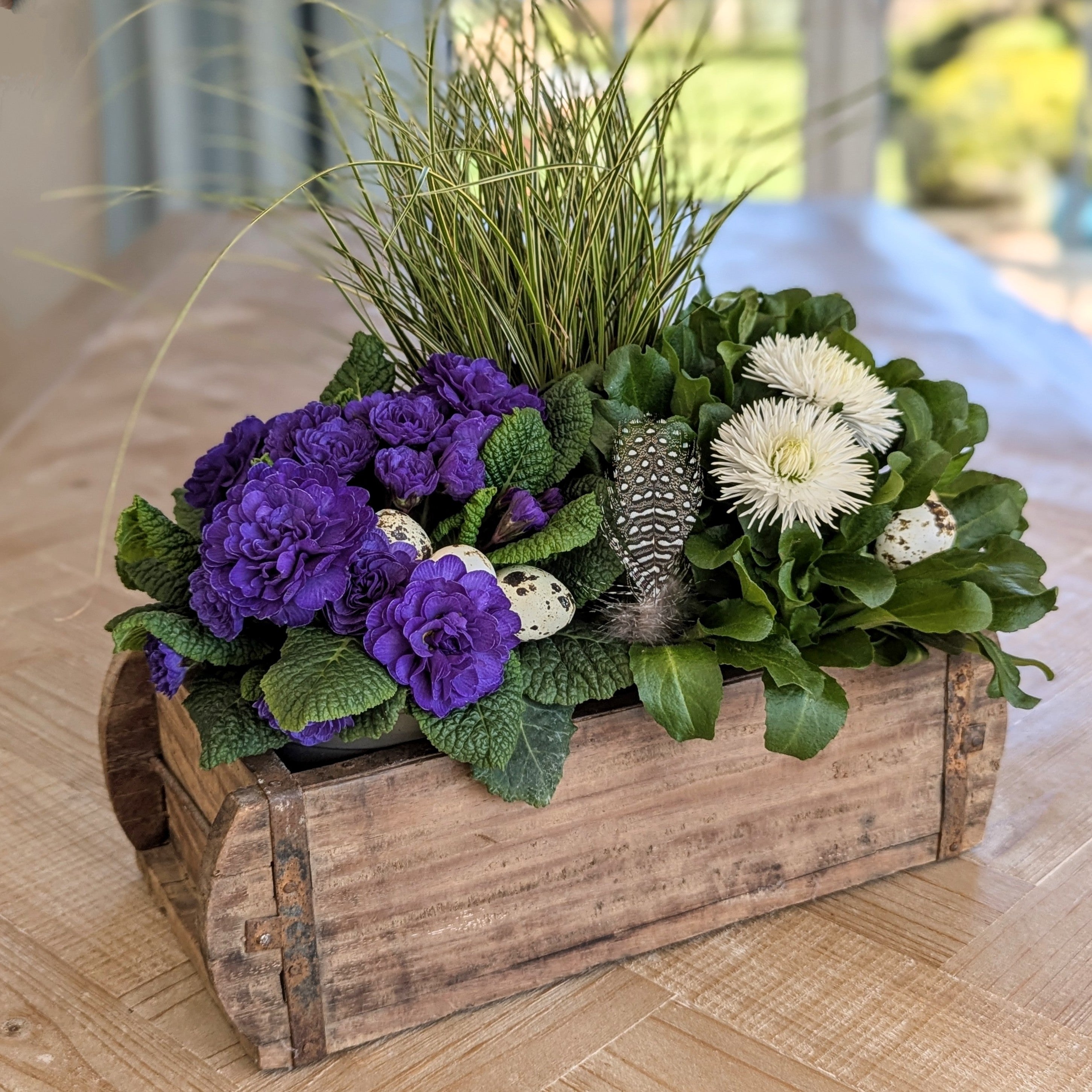 Ziegel Backform - dekorative Holz Box