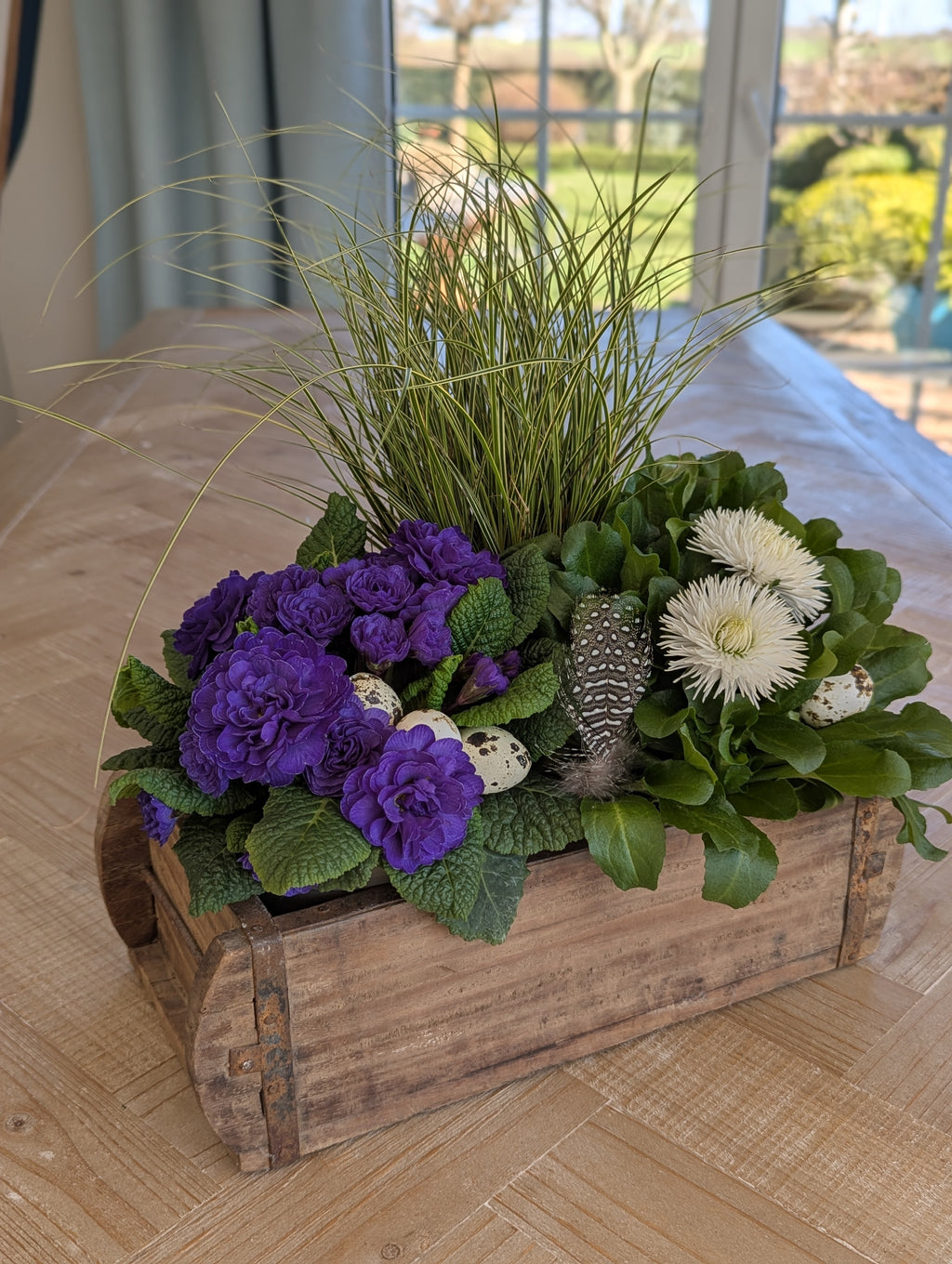 Ziegel Backform - dekorative Holz Box