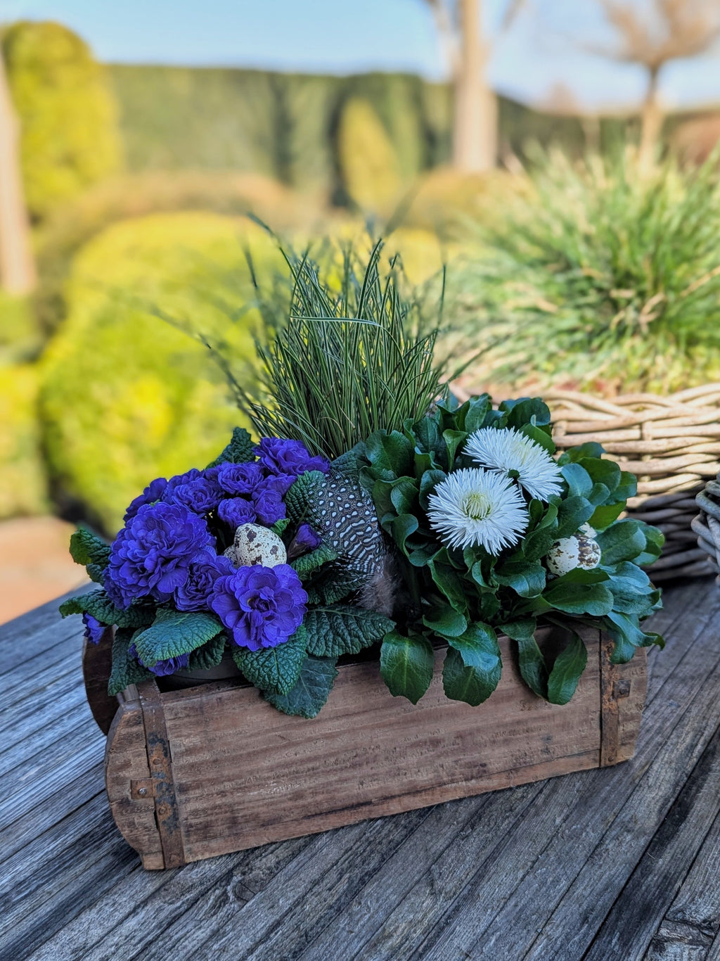 Ziegel Backform - dekorative Holz Box