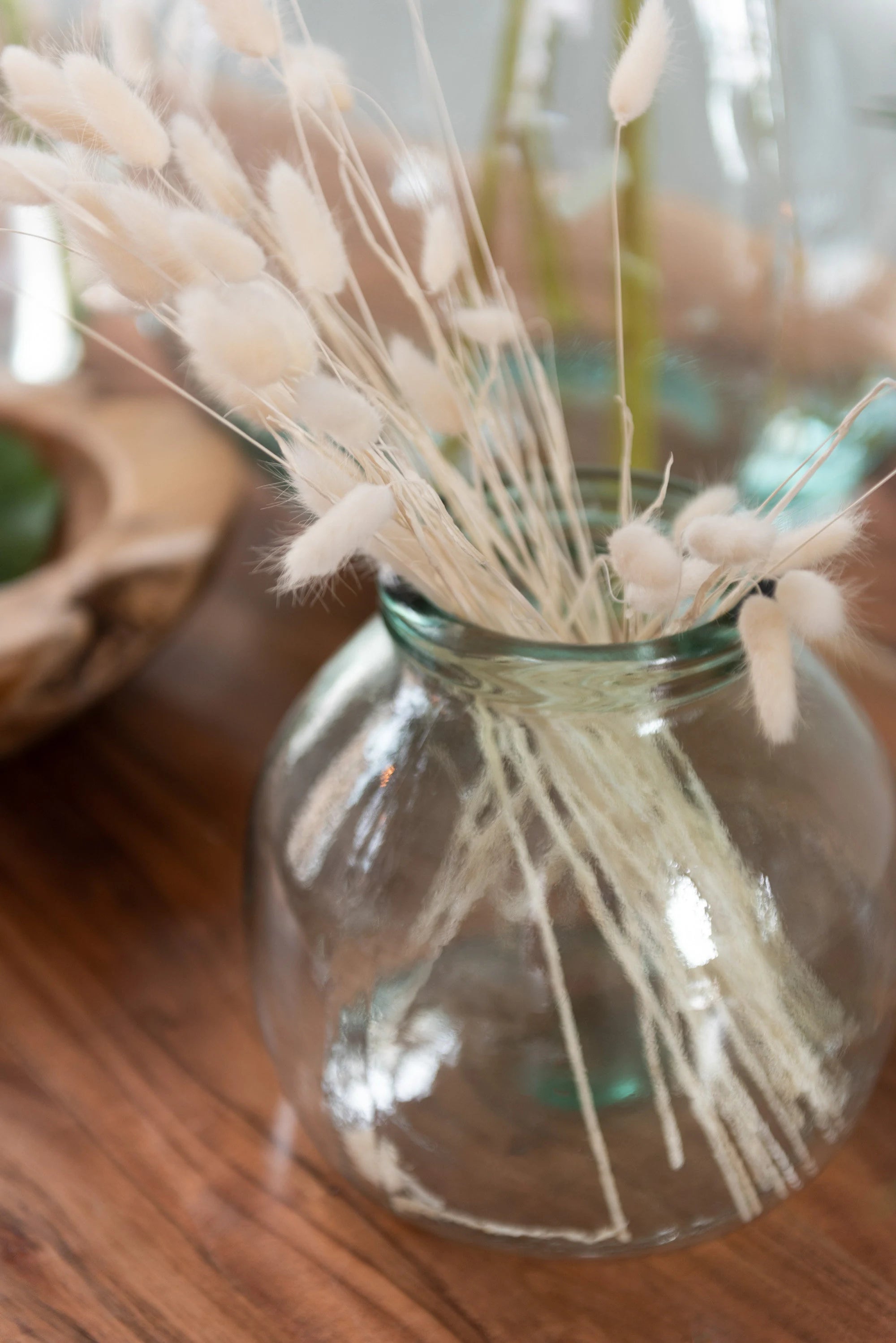 Glas Vase transparent