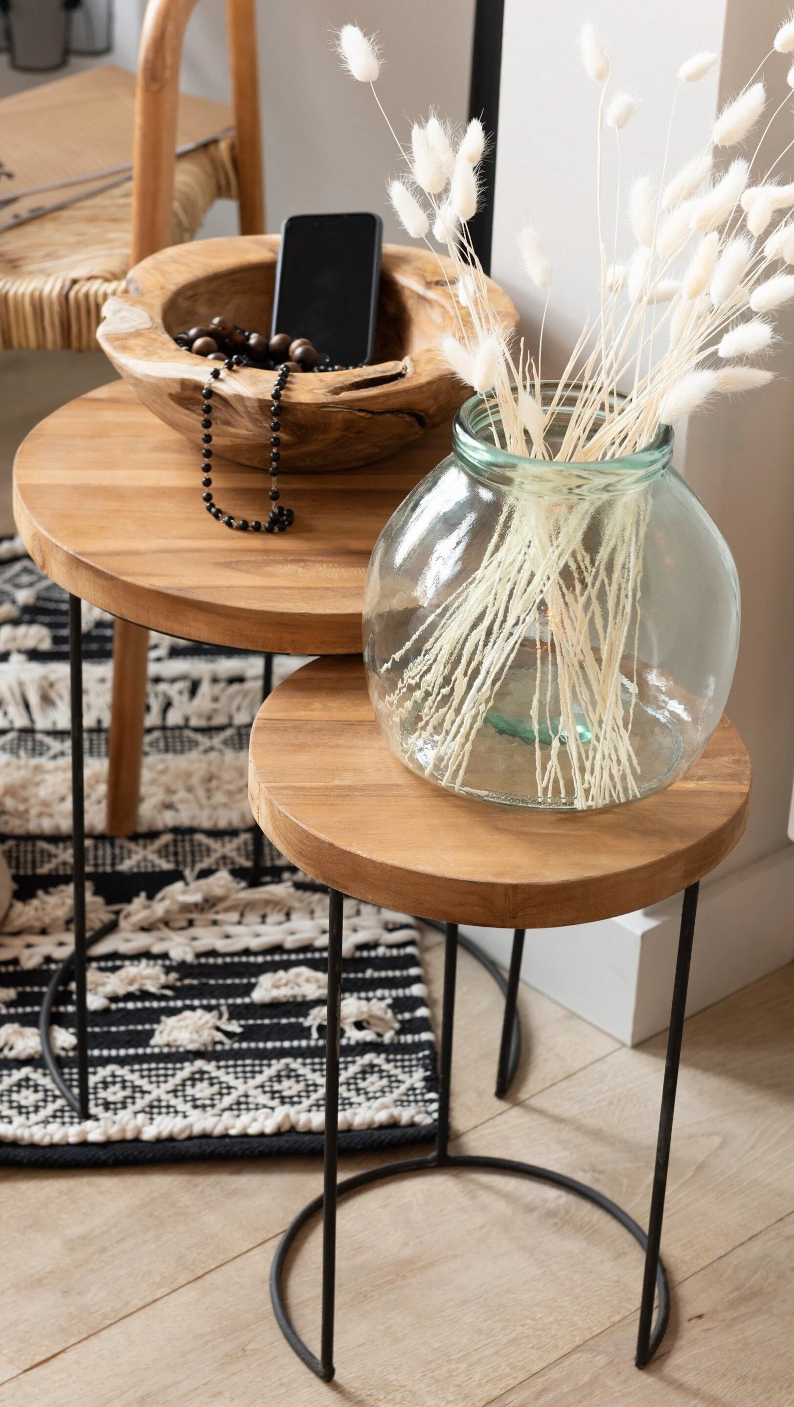 Glas Vase transparent