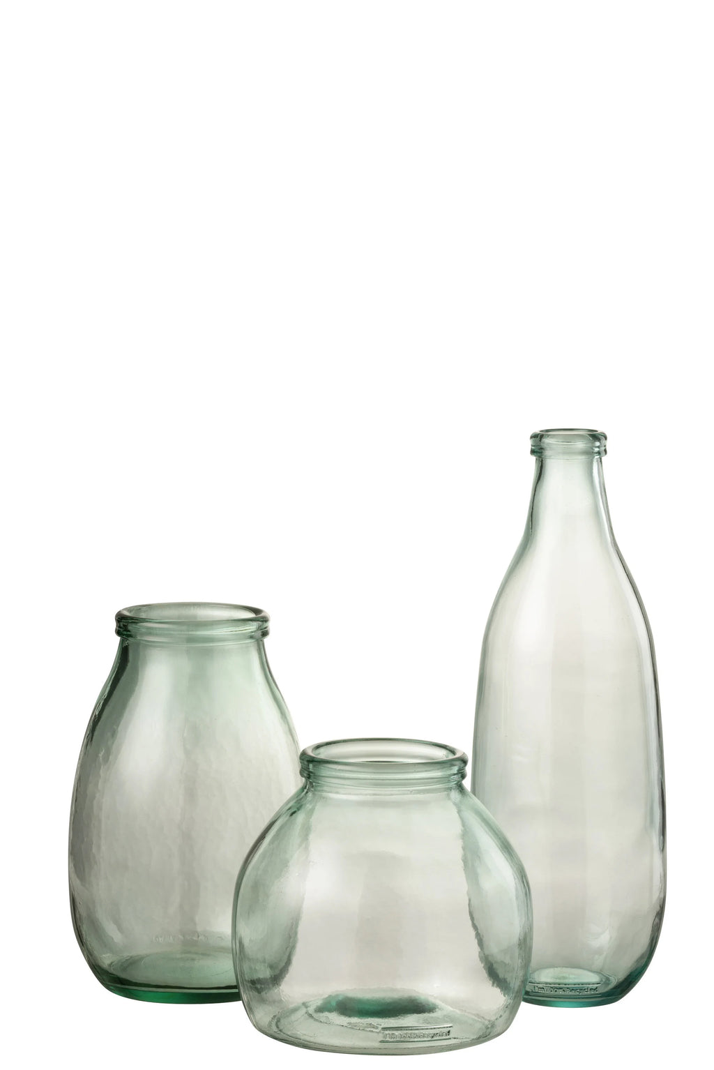 Flaschen Vase transparent