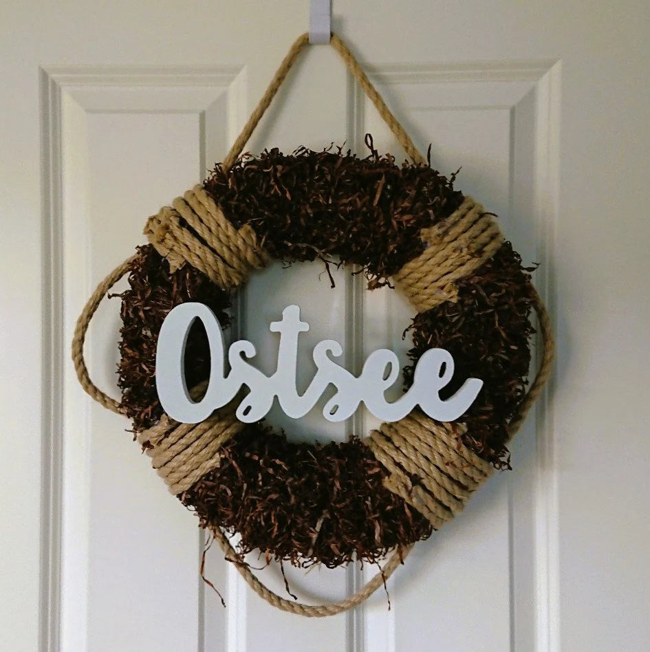 Ostsee Schriftzug Regaldekoration